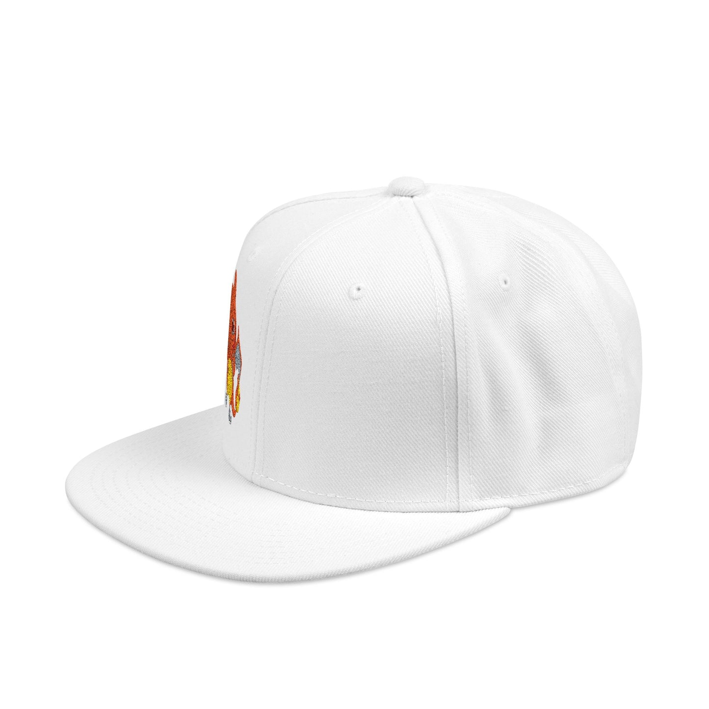 Embroidered fire lizard hoodie hat