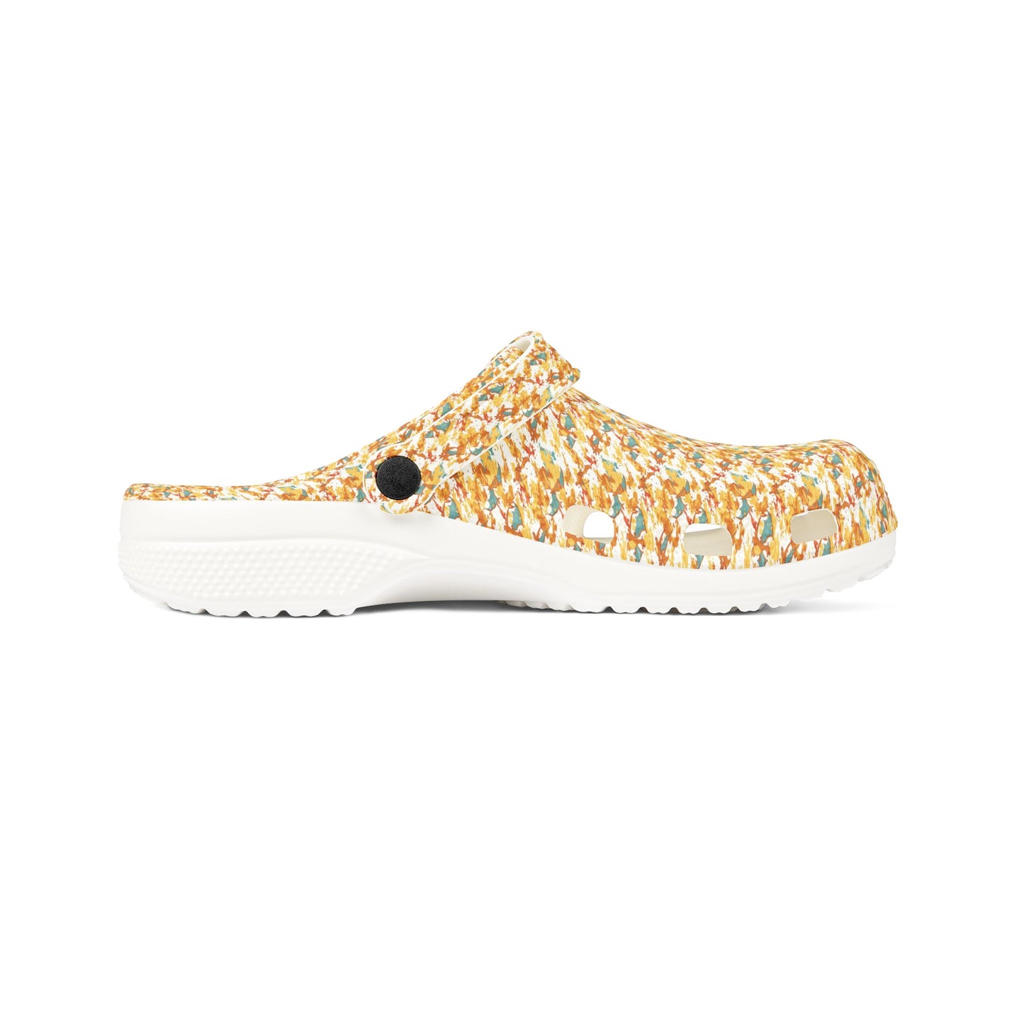 Fire lizard rubber clogs