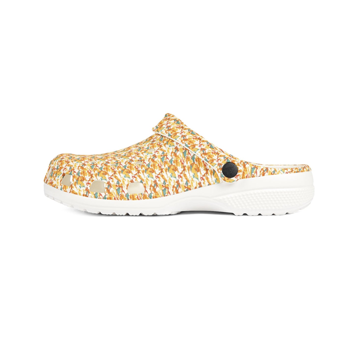 Fire lizard rubber clogs