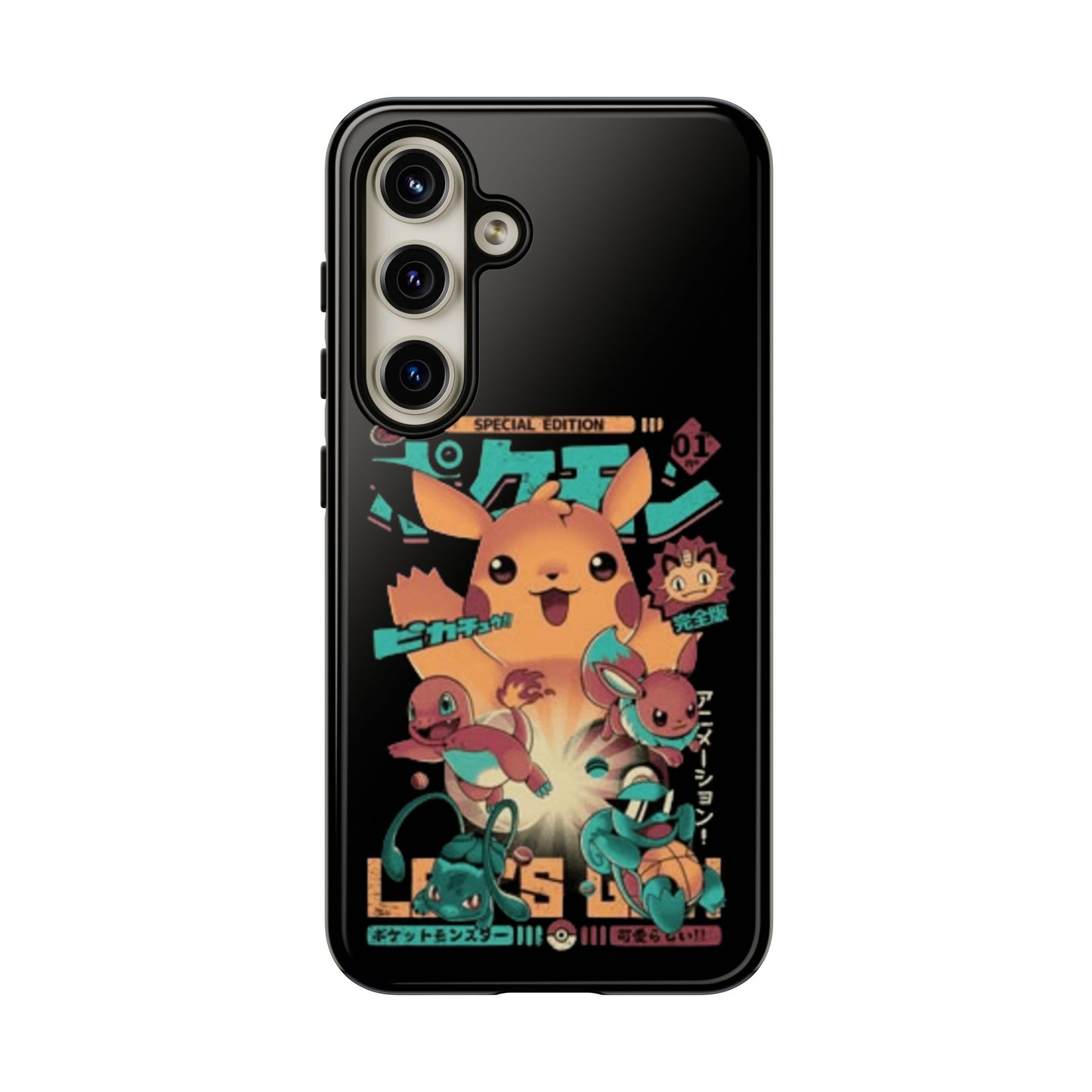 Comic poke tough phone case