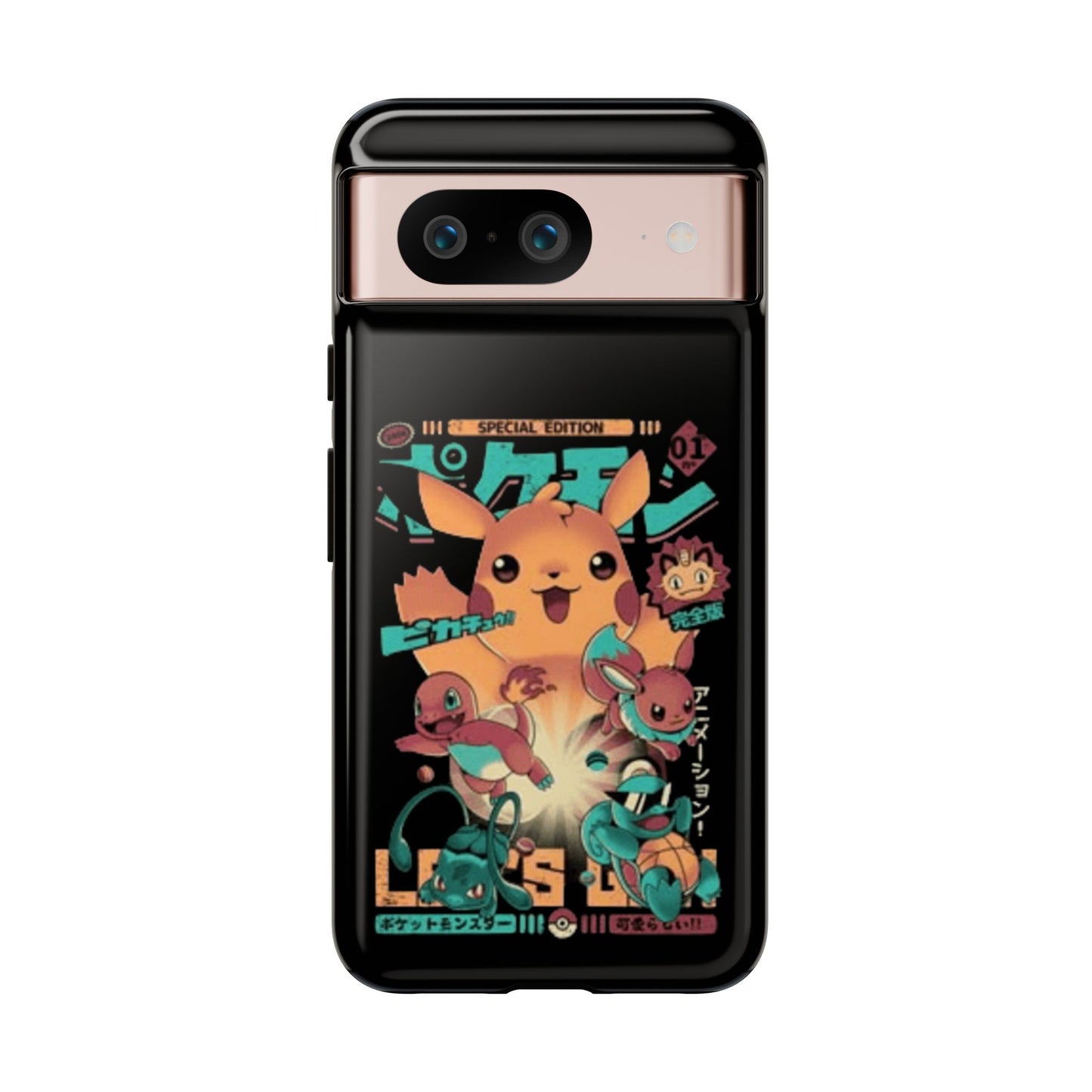 Comic poke tough phone case
