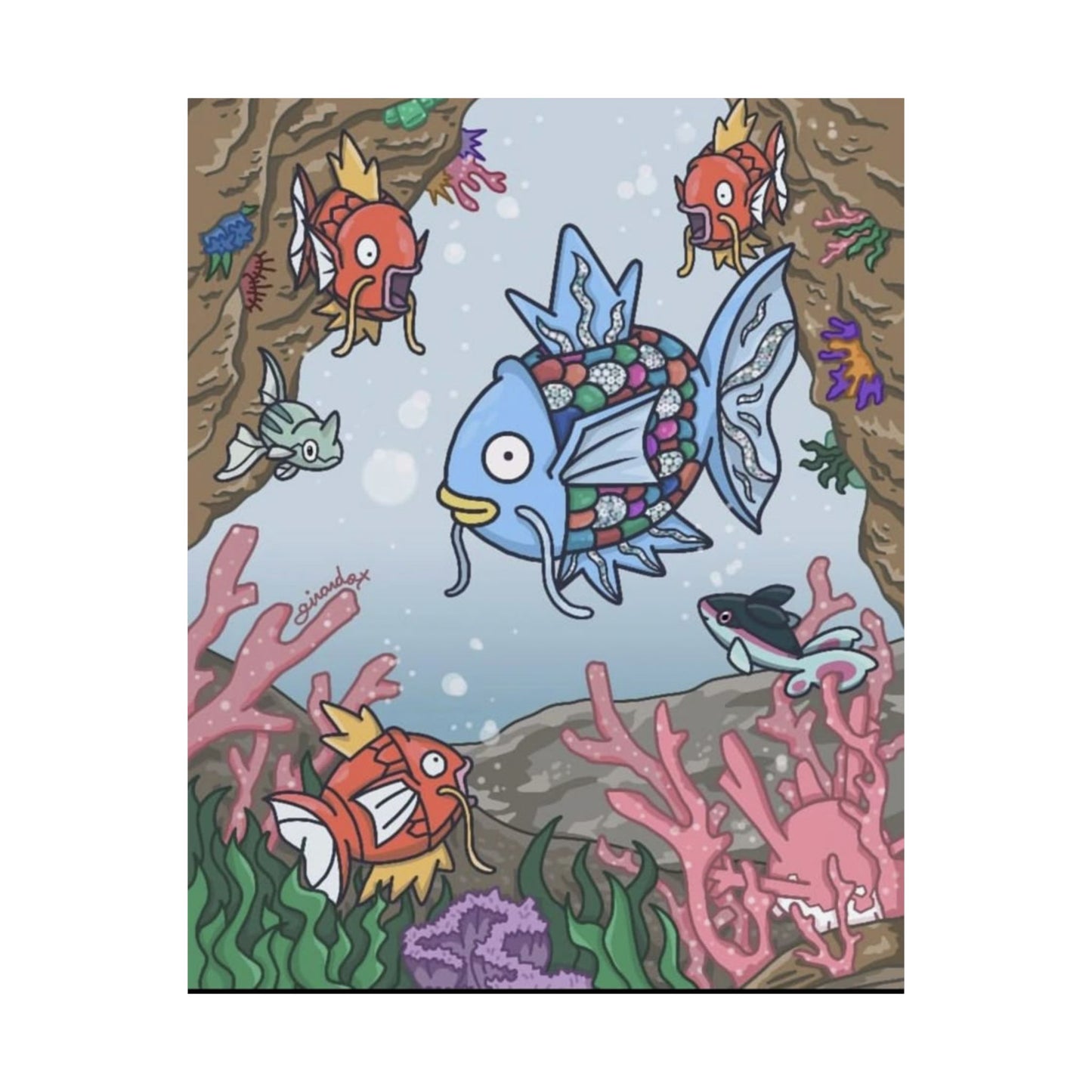Rainbow karp poster