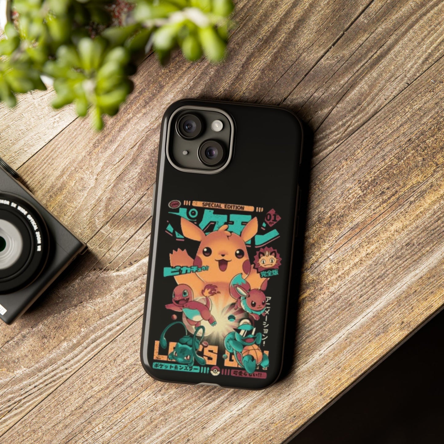 Comic poke tough phone case