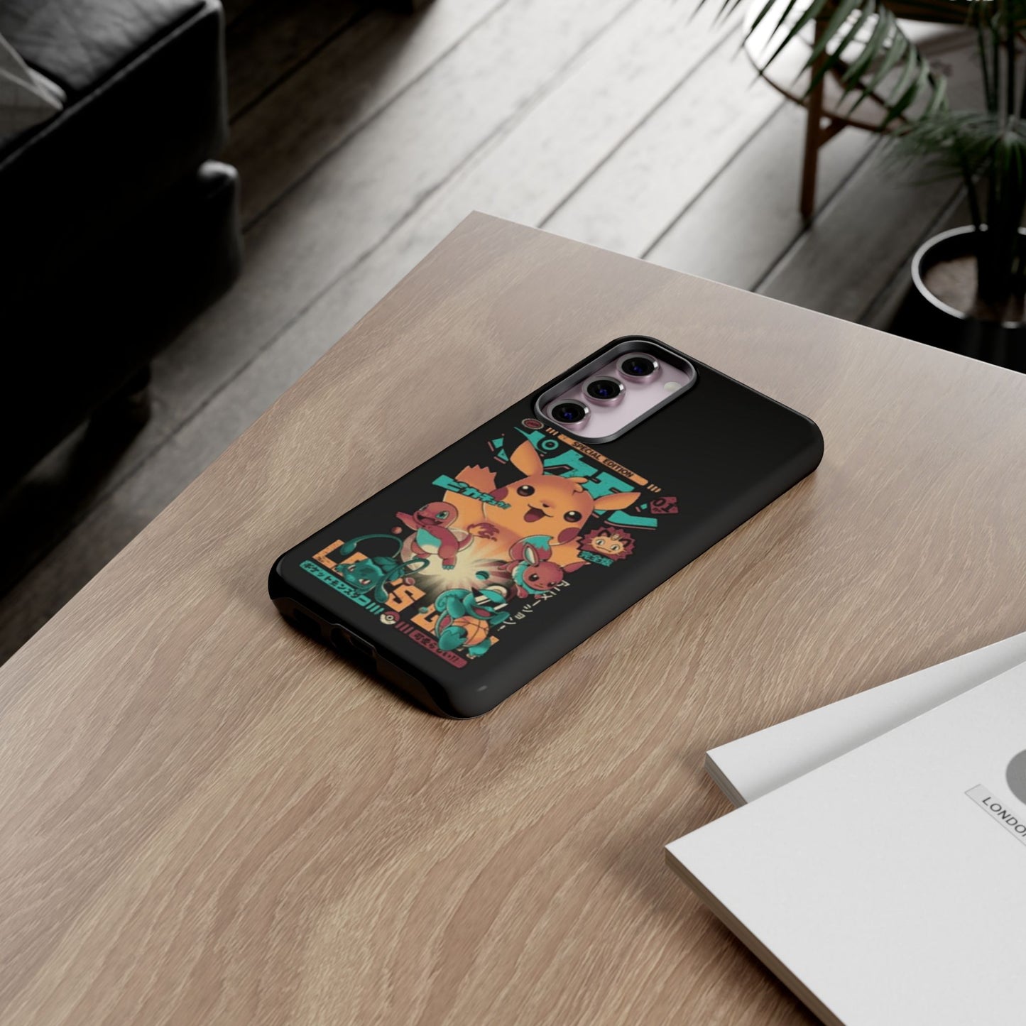 Comic poke tough phone case