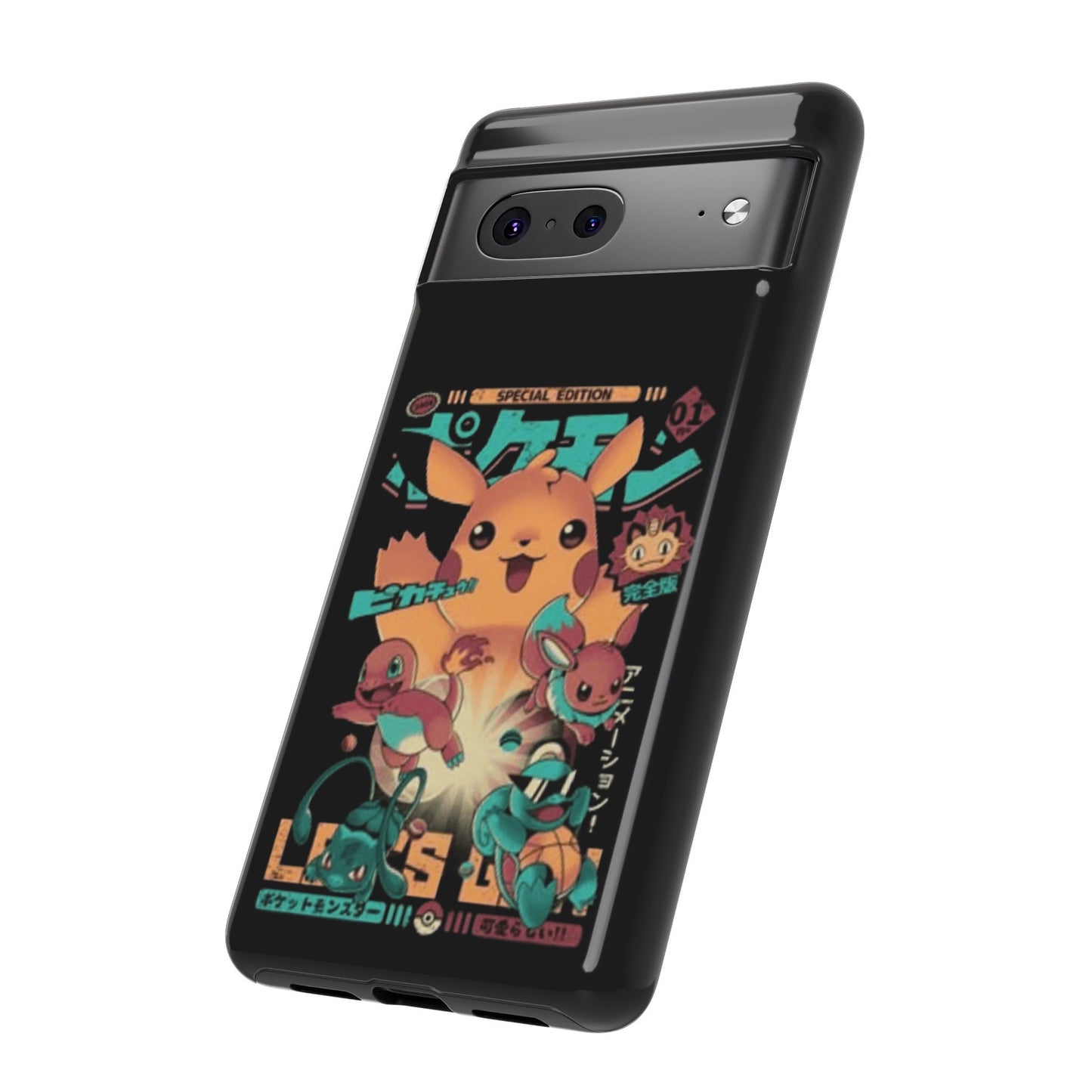 Comic poke tough phone case
