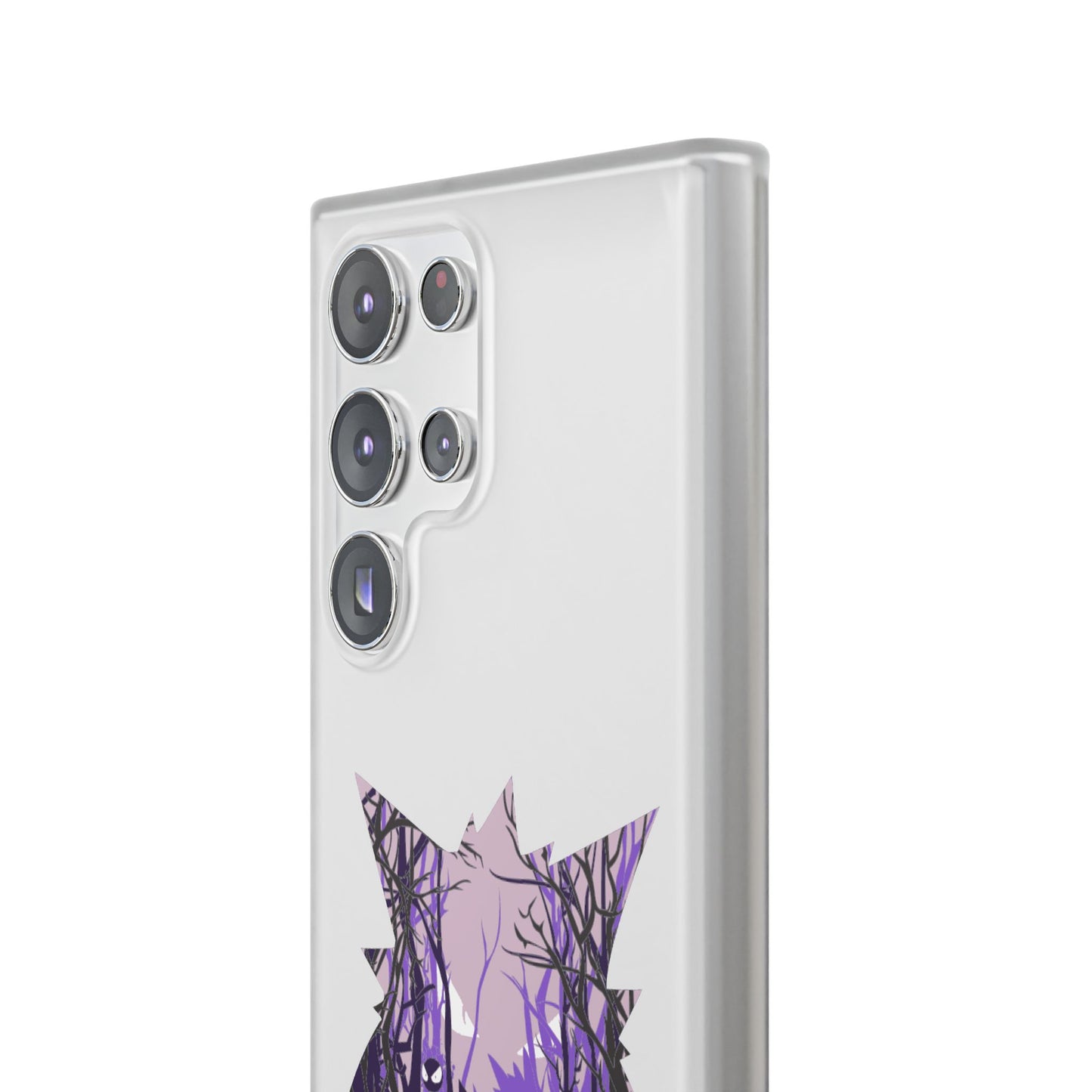 Purple ghost flexi phone case