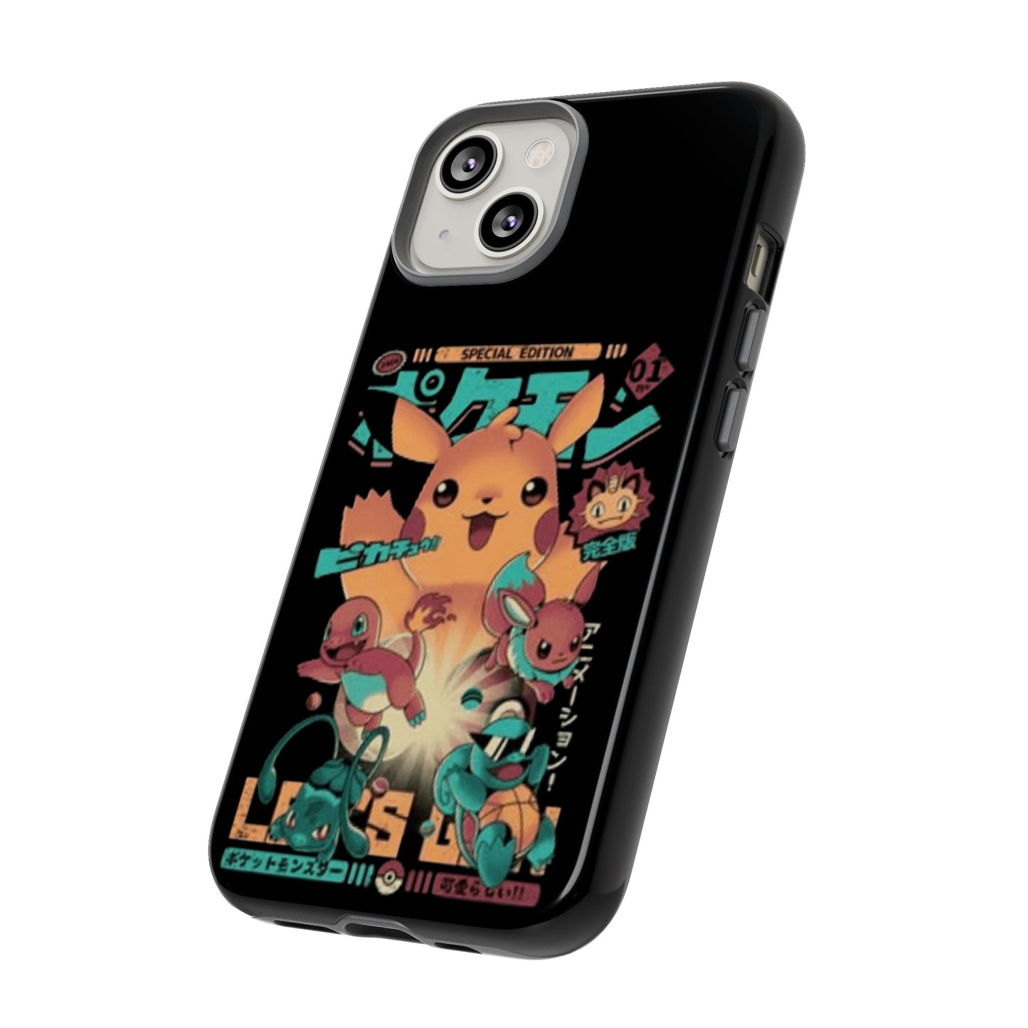 Comic poke tough phone case