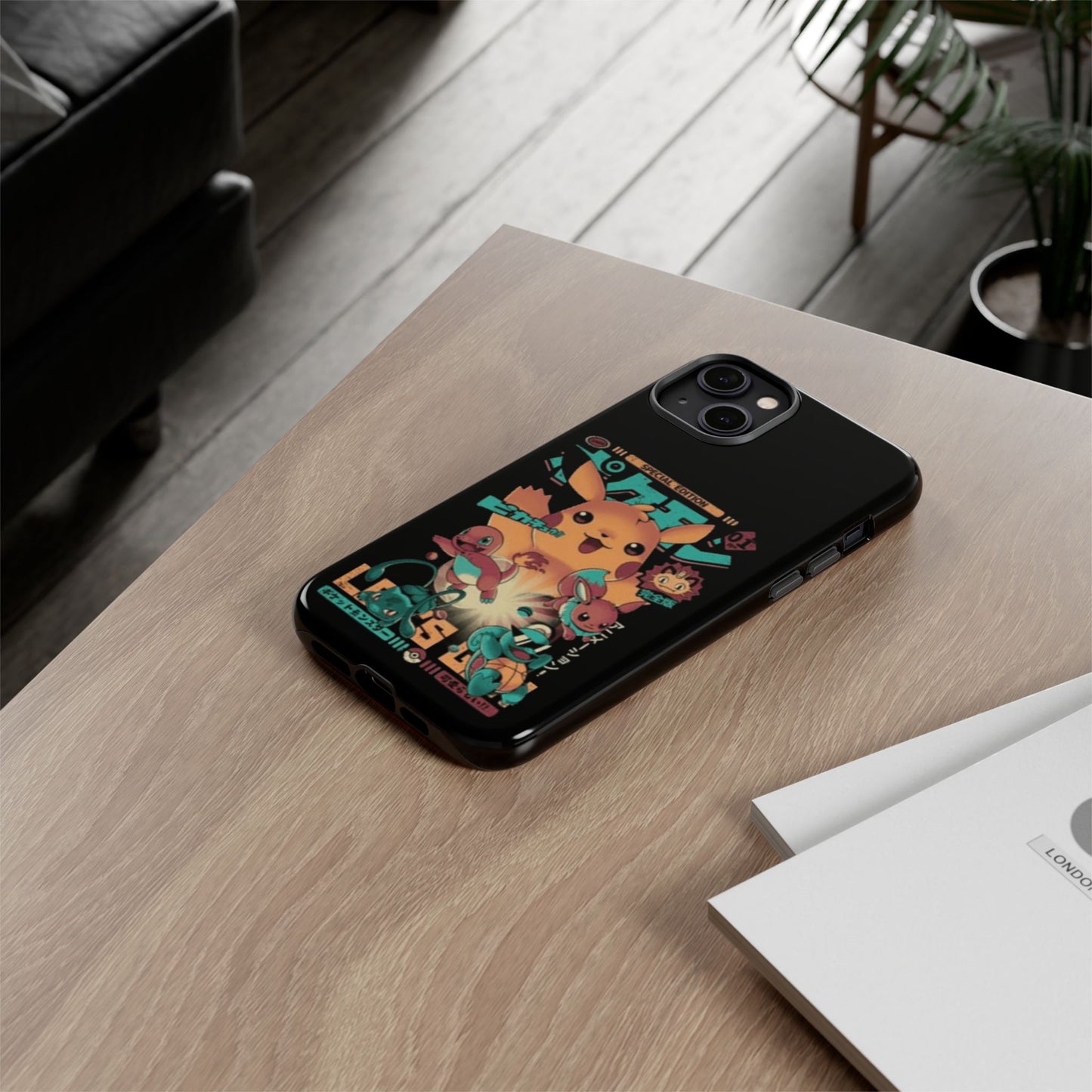Comic poke tough phone case