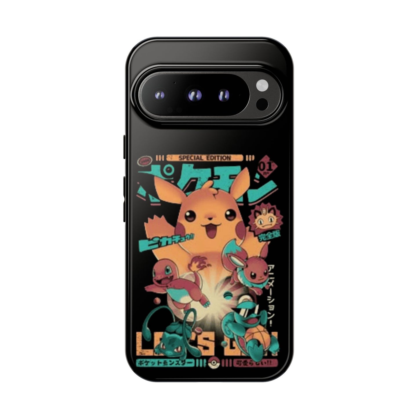 Comic poke tough phone case