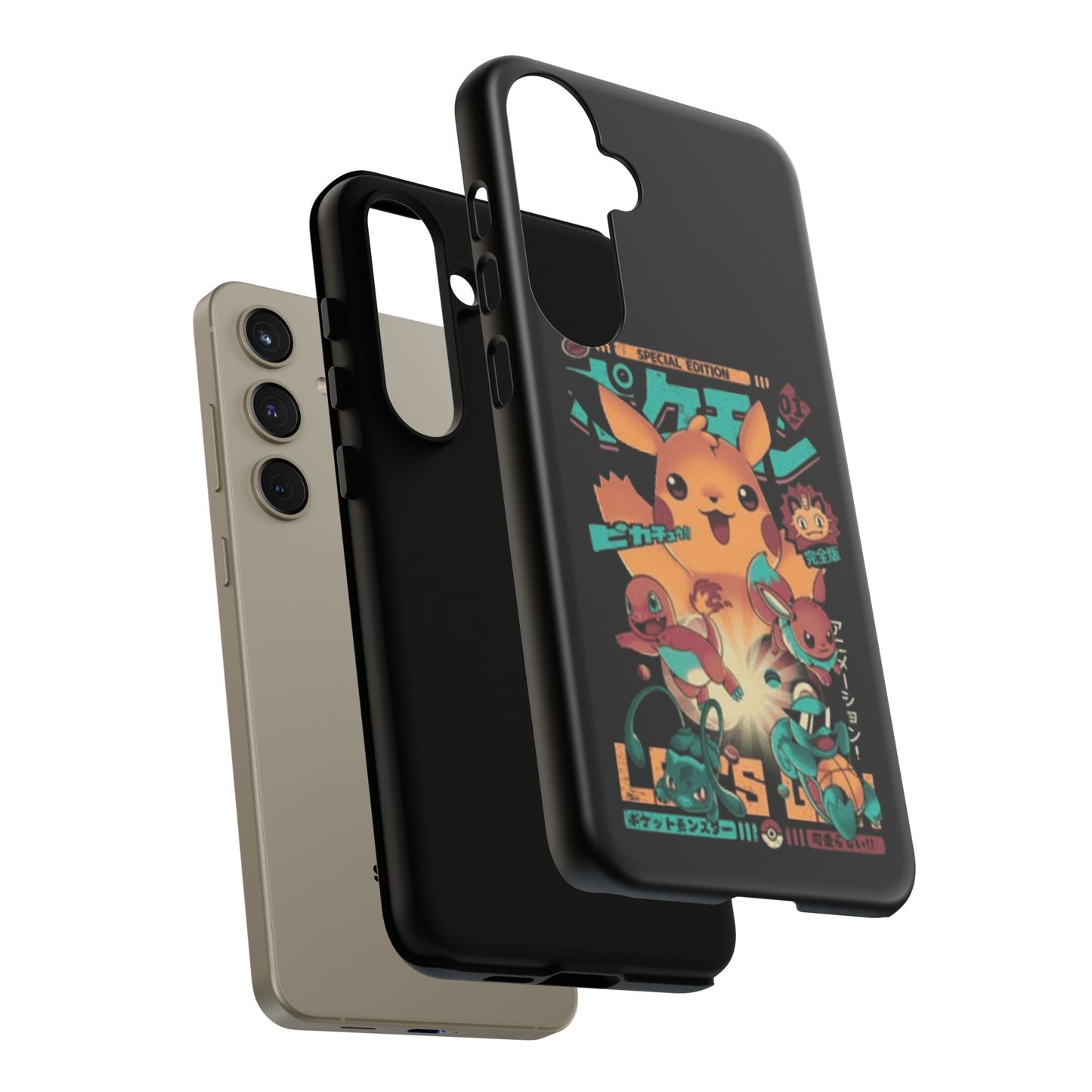 Comic poke tough phone case