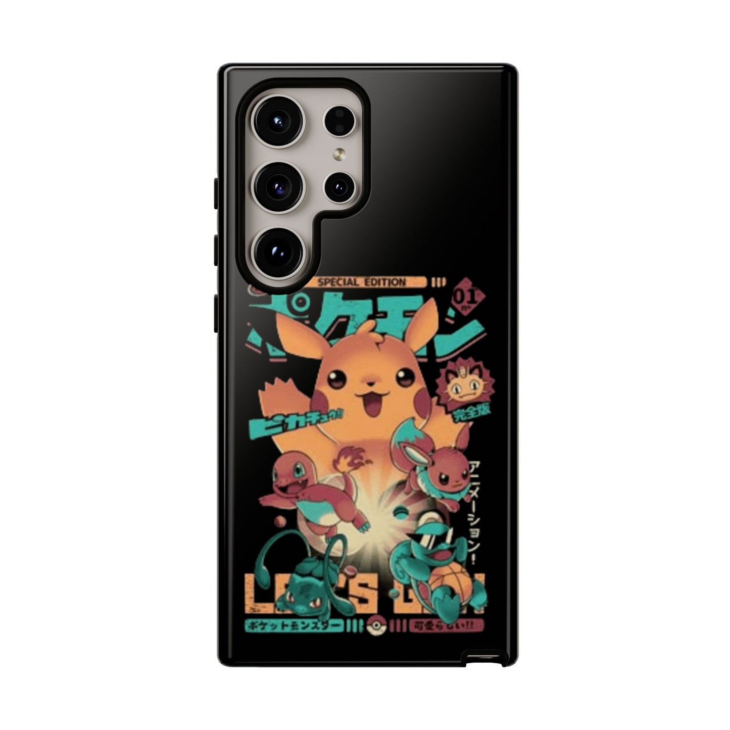 Comic poke tough phone case