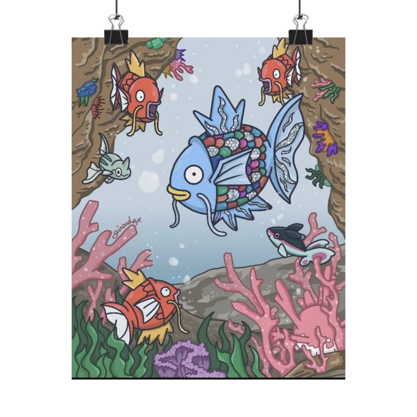 Rainbow karp poster
