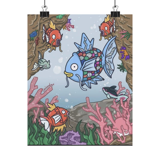 Rainbow karp poster