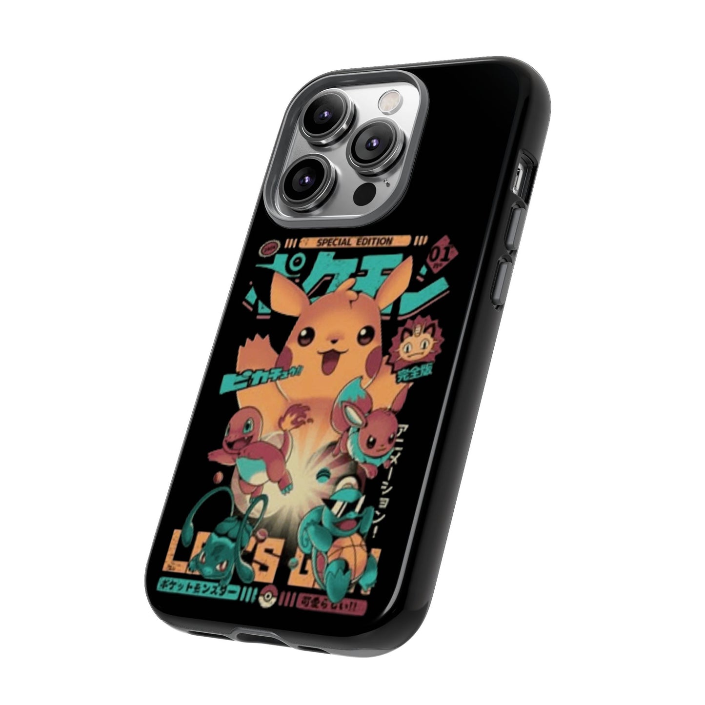 Comic poke tough phone case