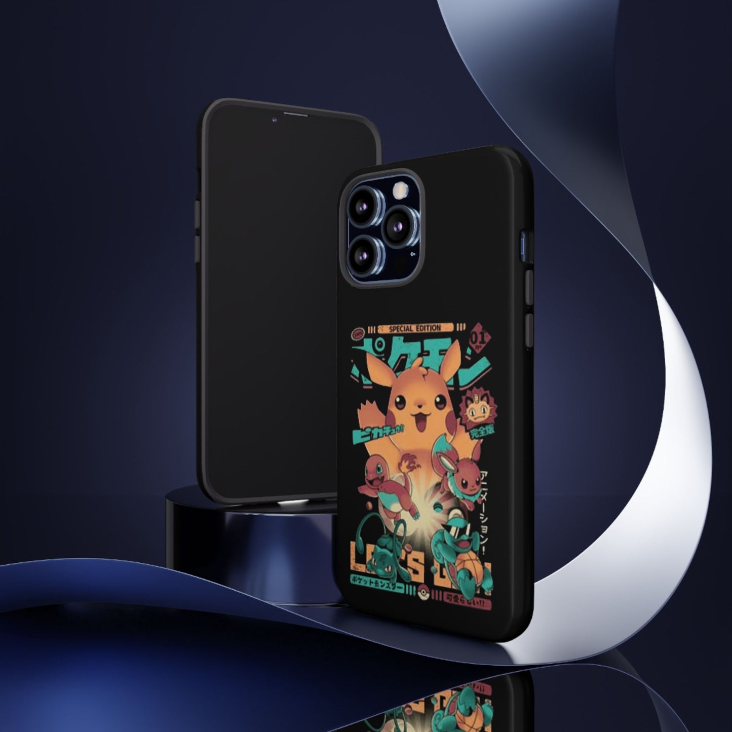 Comic poke tough phone case