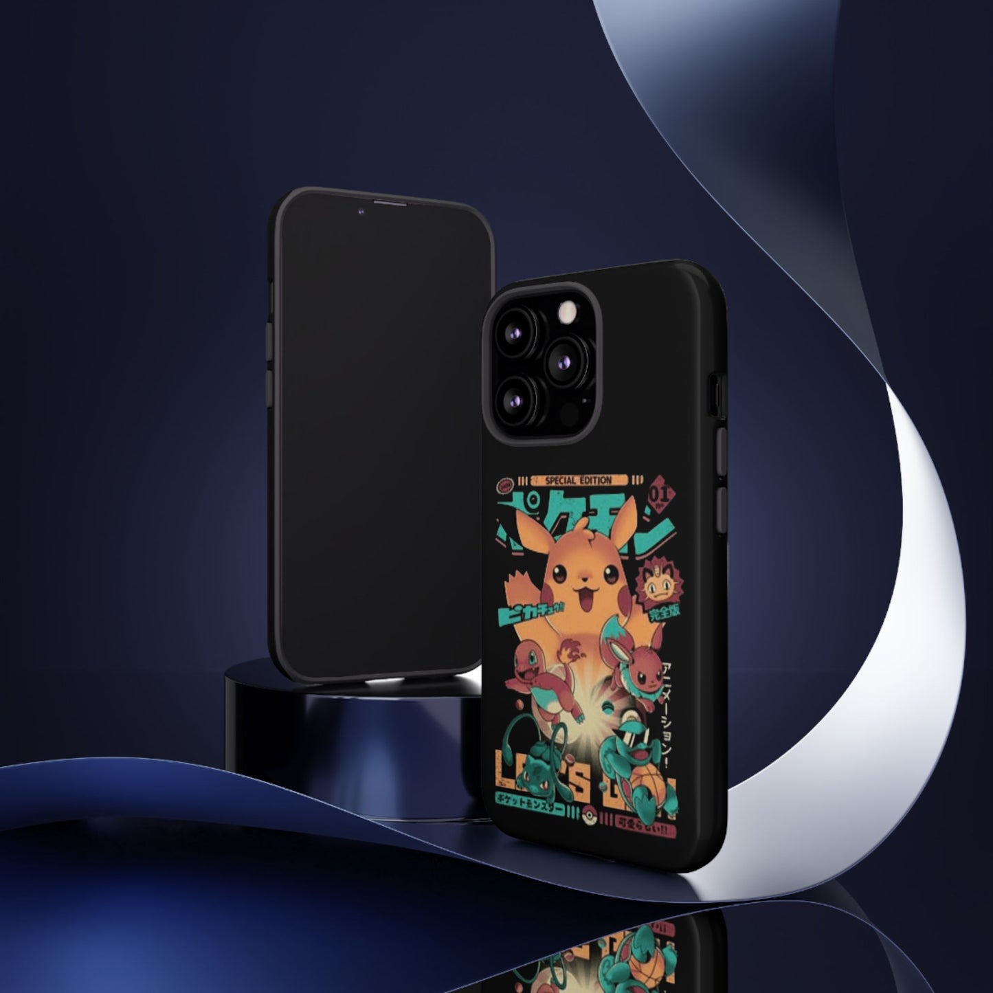 Comic poke tough phone case