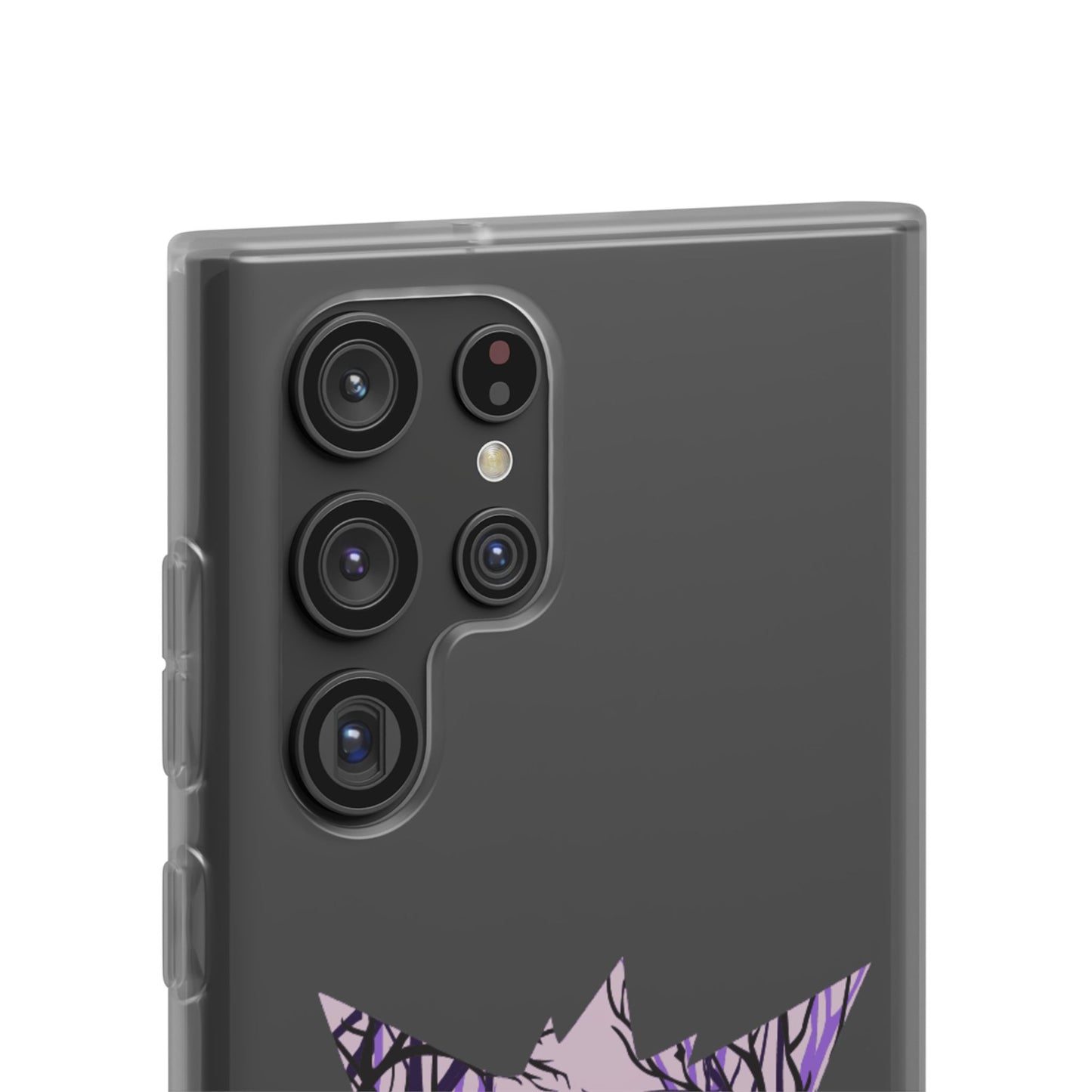 Purple ghost flexi phone case