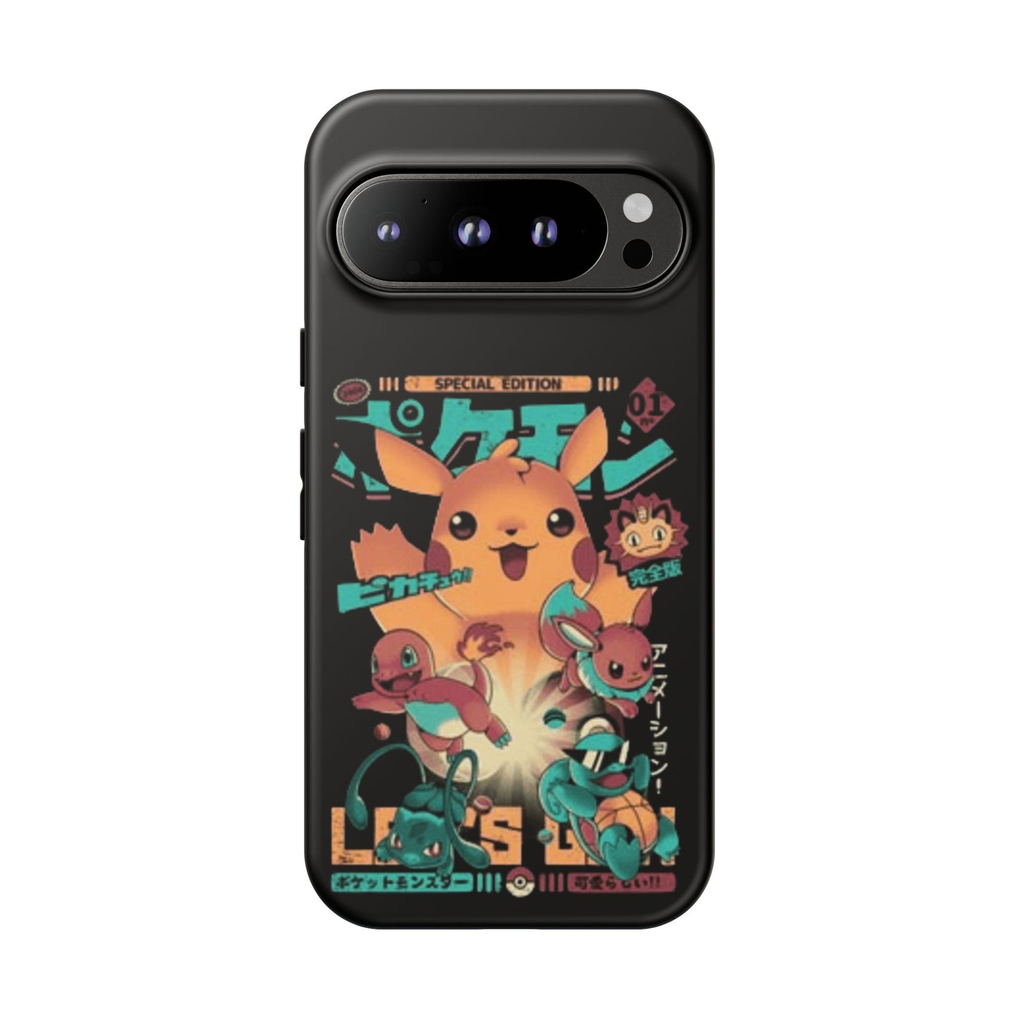 Comic poke tough phone case