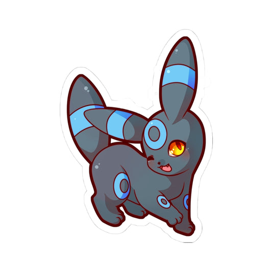 Shiny moon kitty sticker