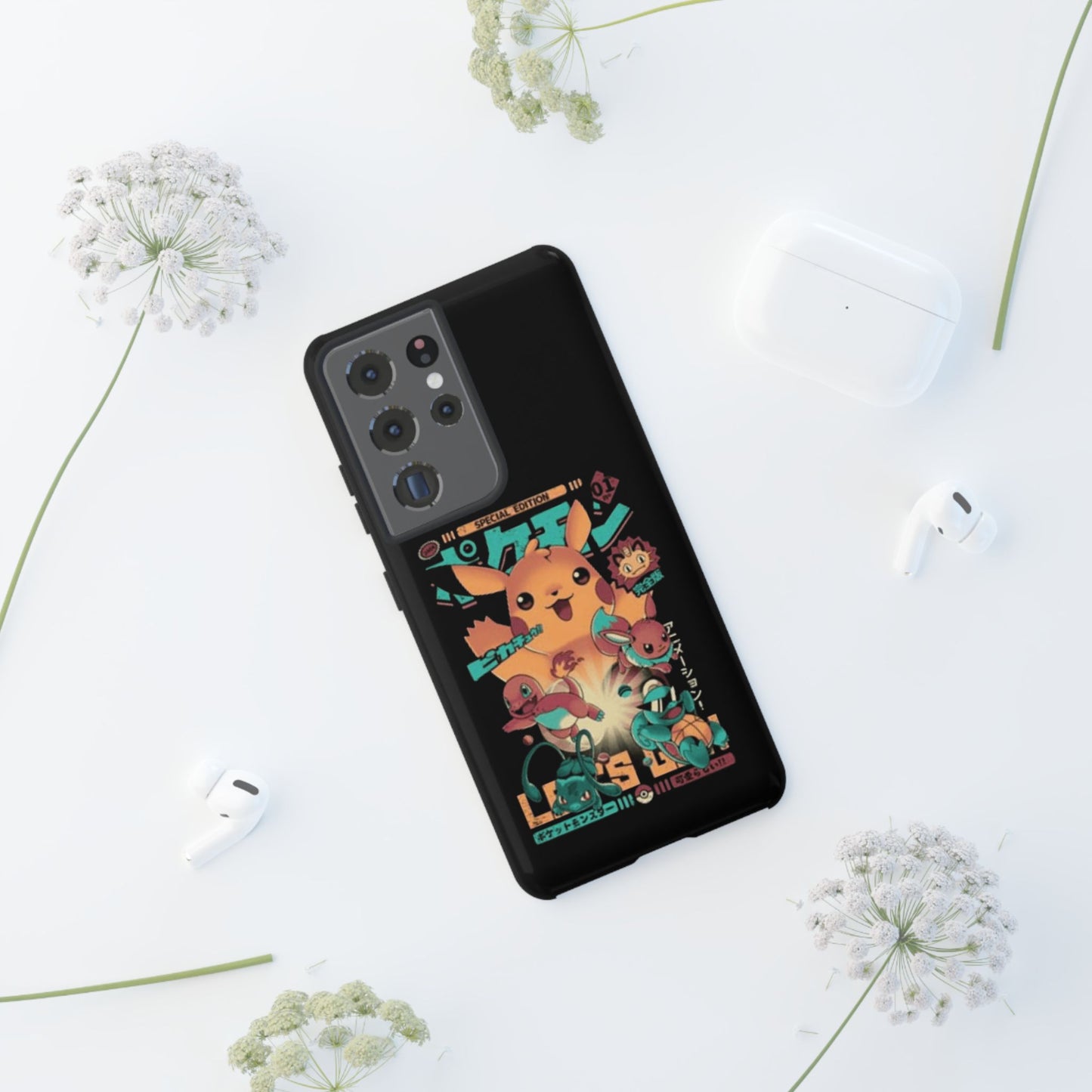 Comic poke tough phone case