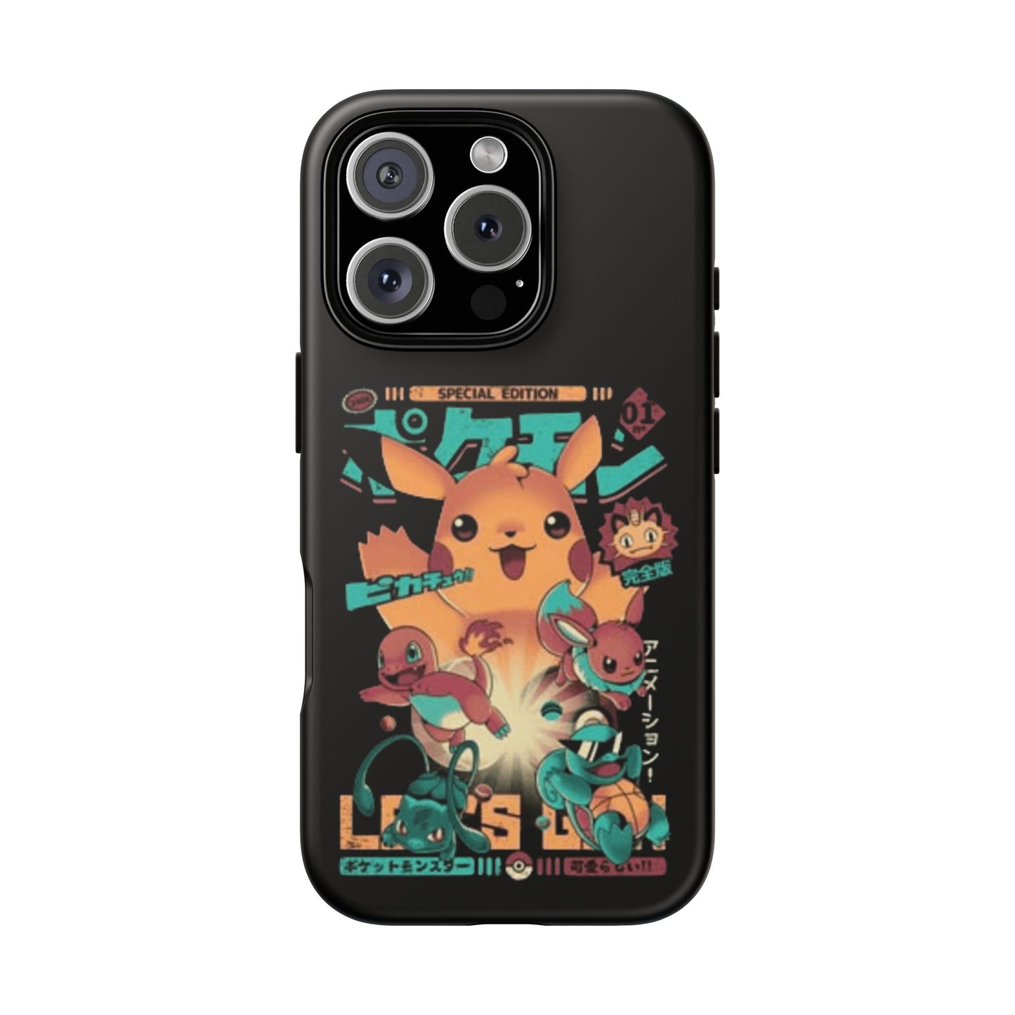 Comic poke tough phone case