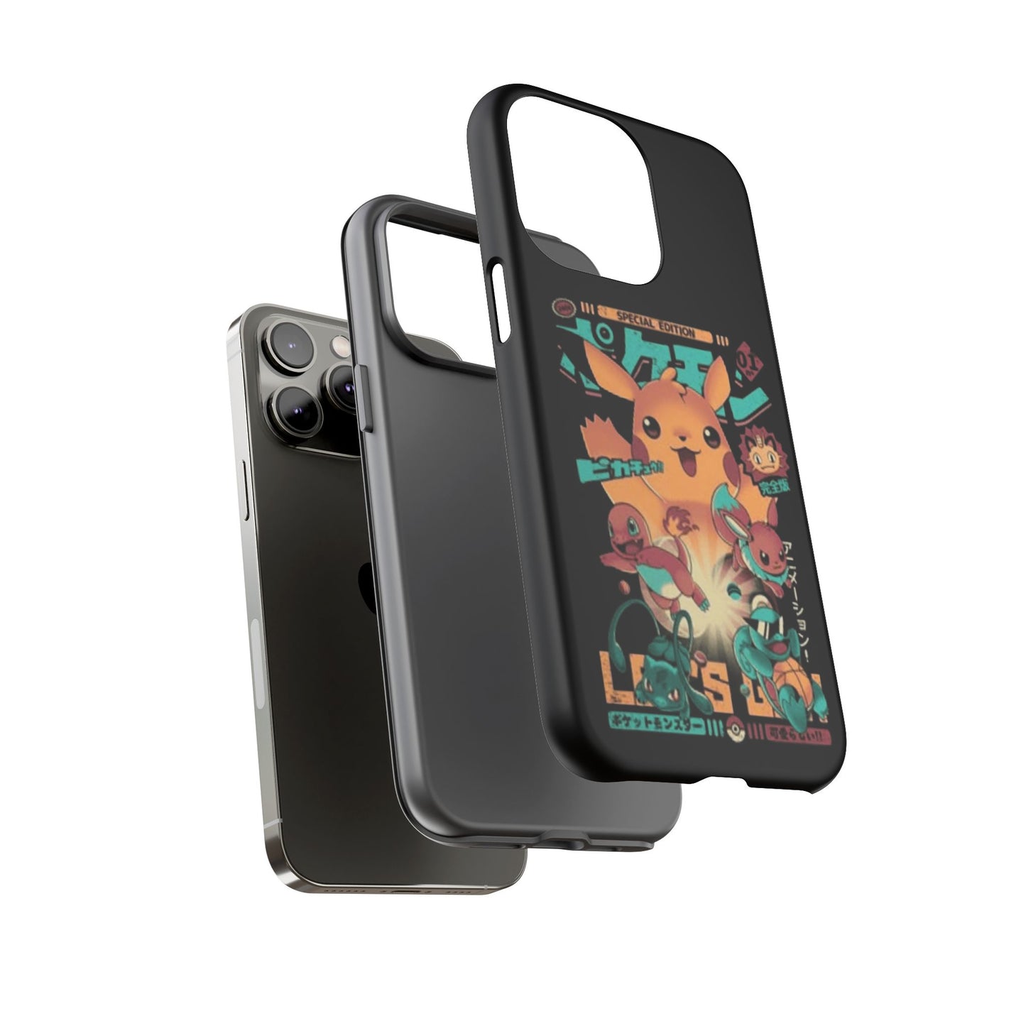 Comic poke tough phone case