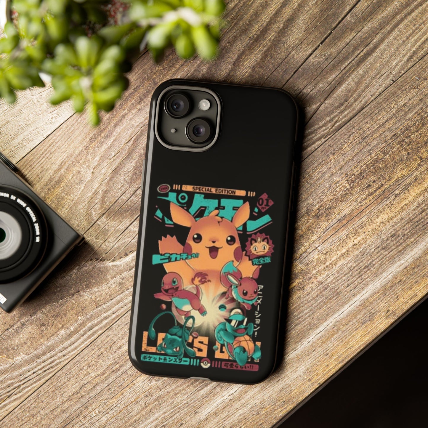 Comic poke tough phone case