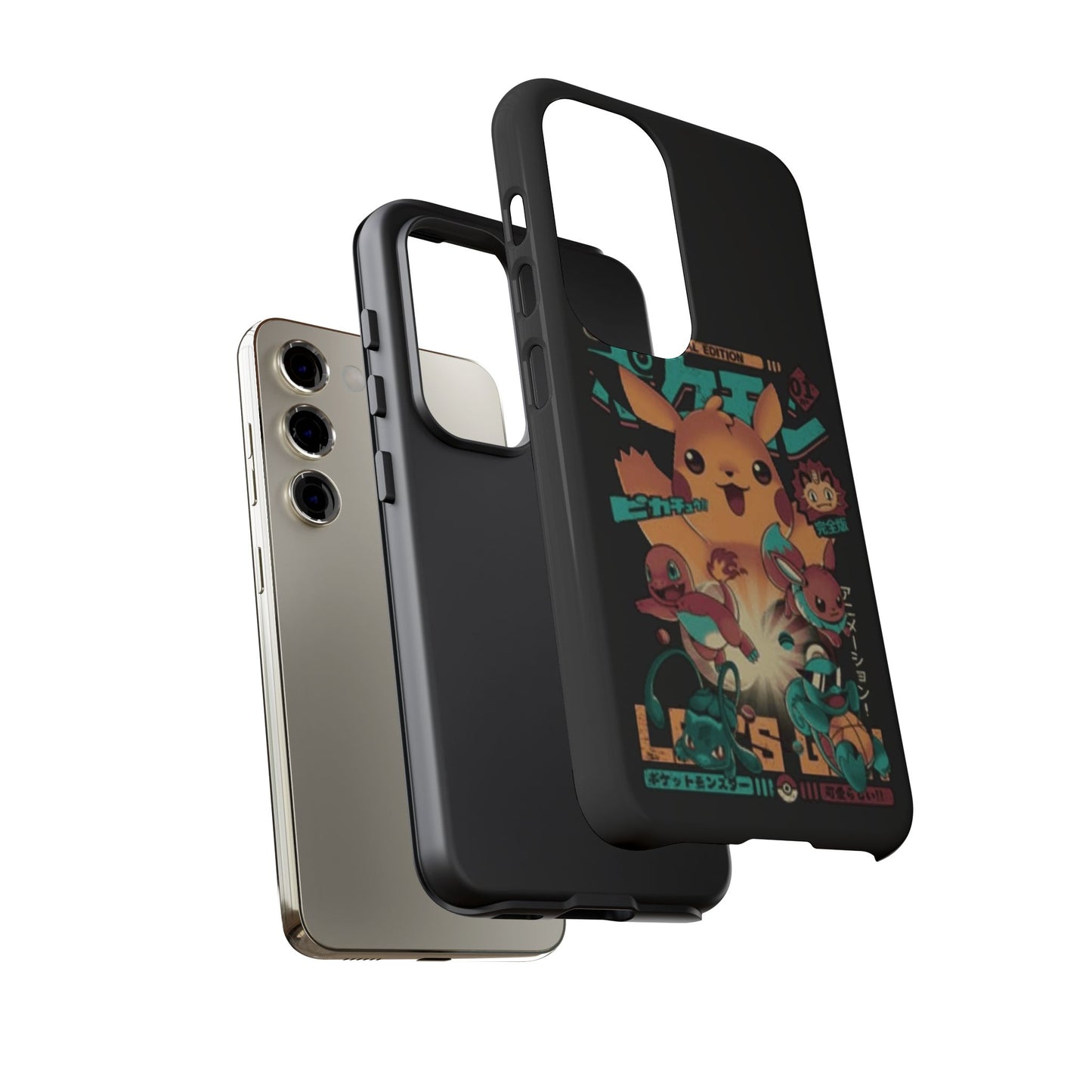 Comic poke tough phone case