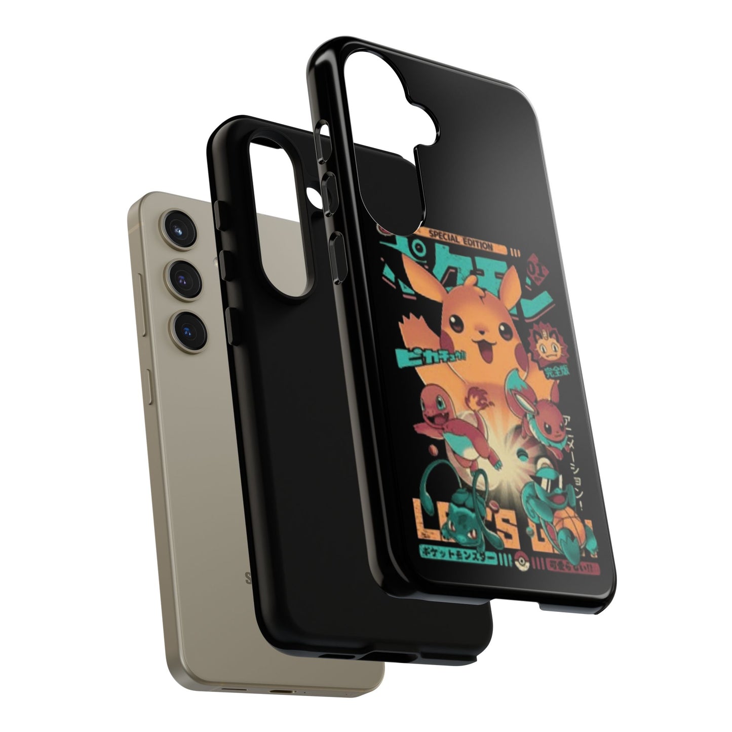 Comic poke tough phone case