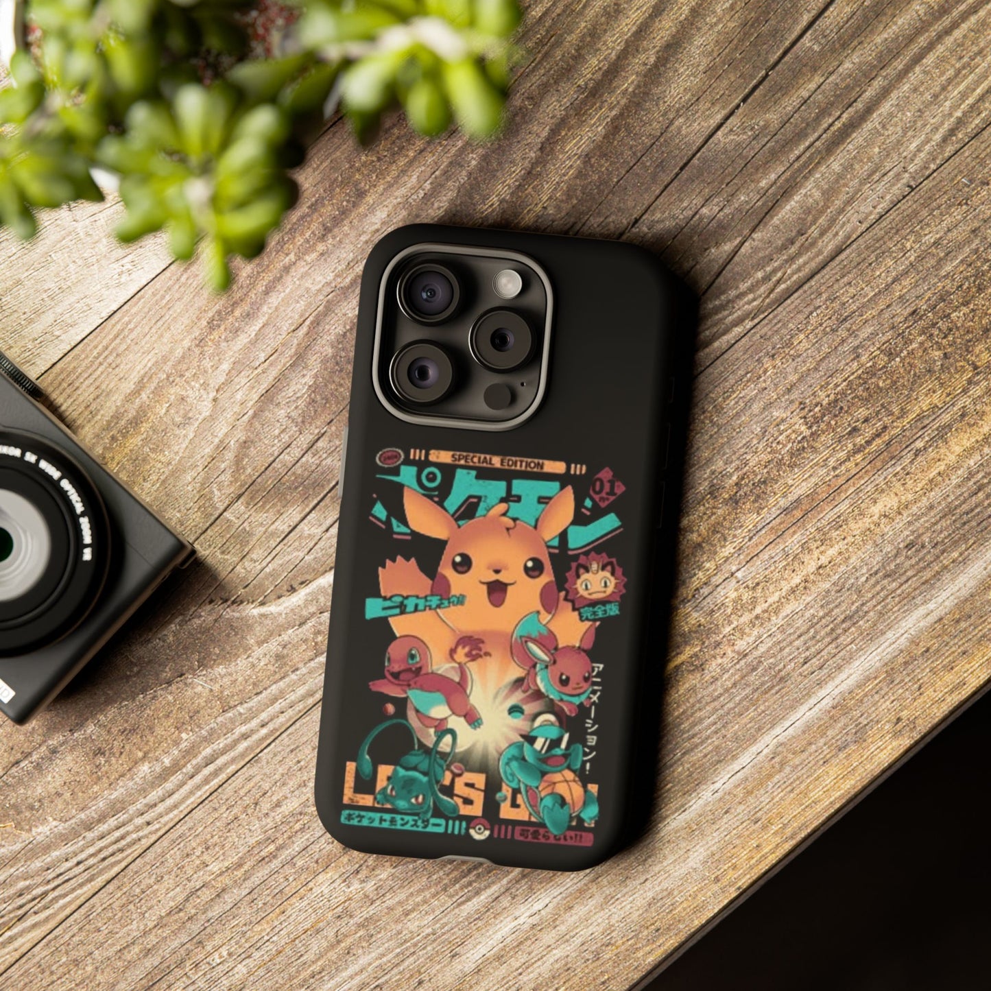 Comic poke tough phone case