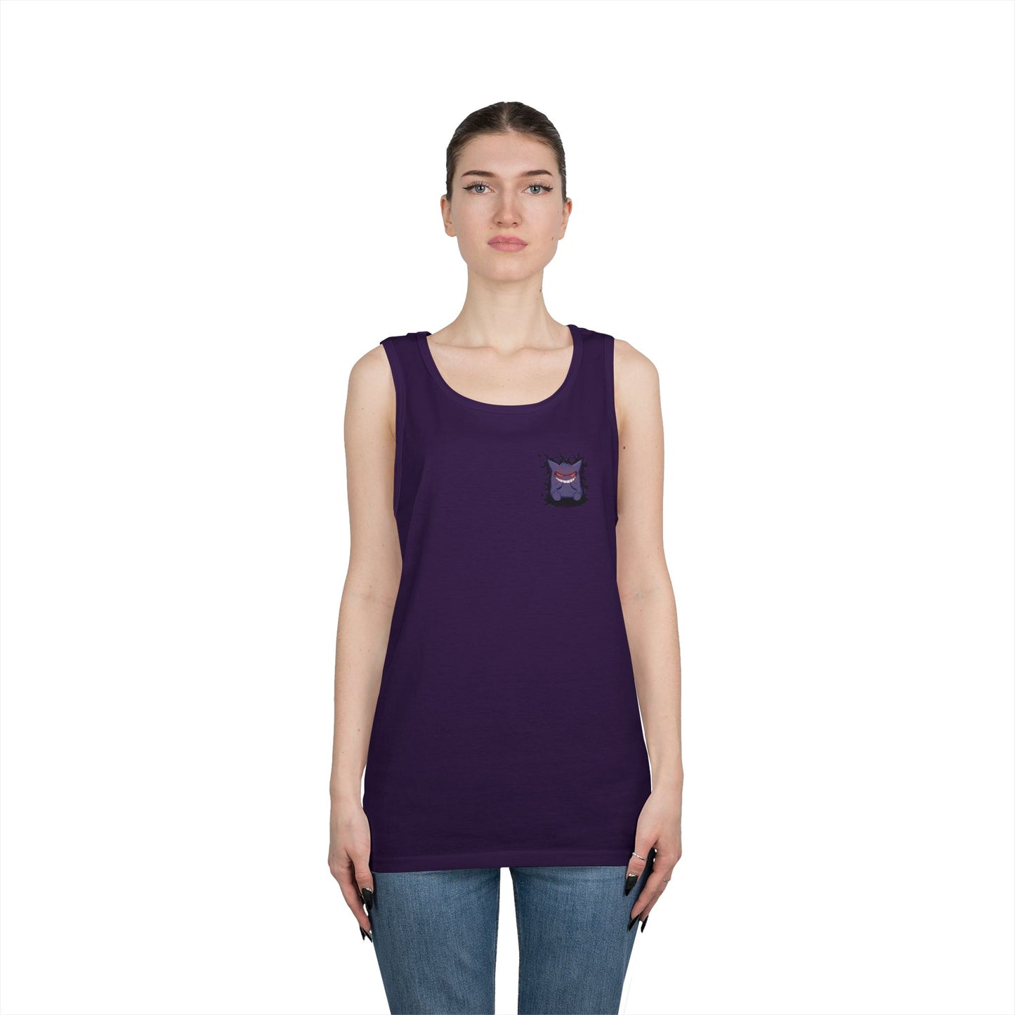 Purple ghost tank top