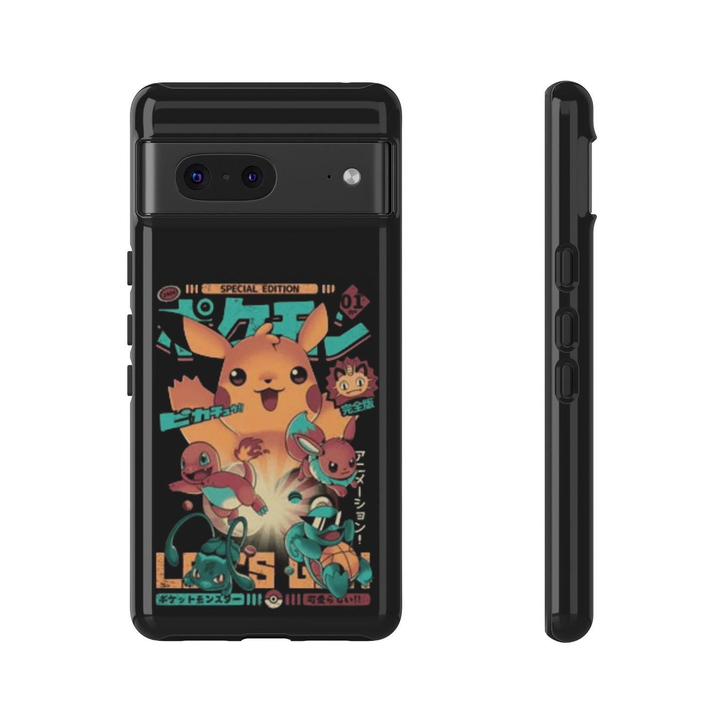 Comic poke tough phone case