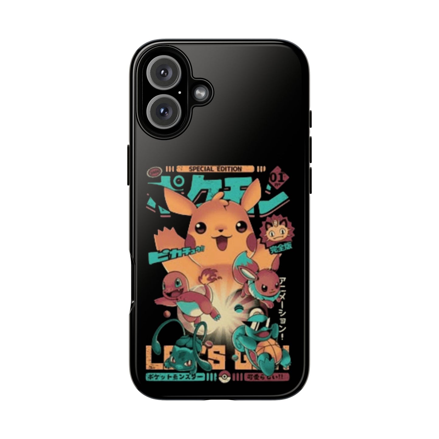 Comic poke tough phone case