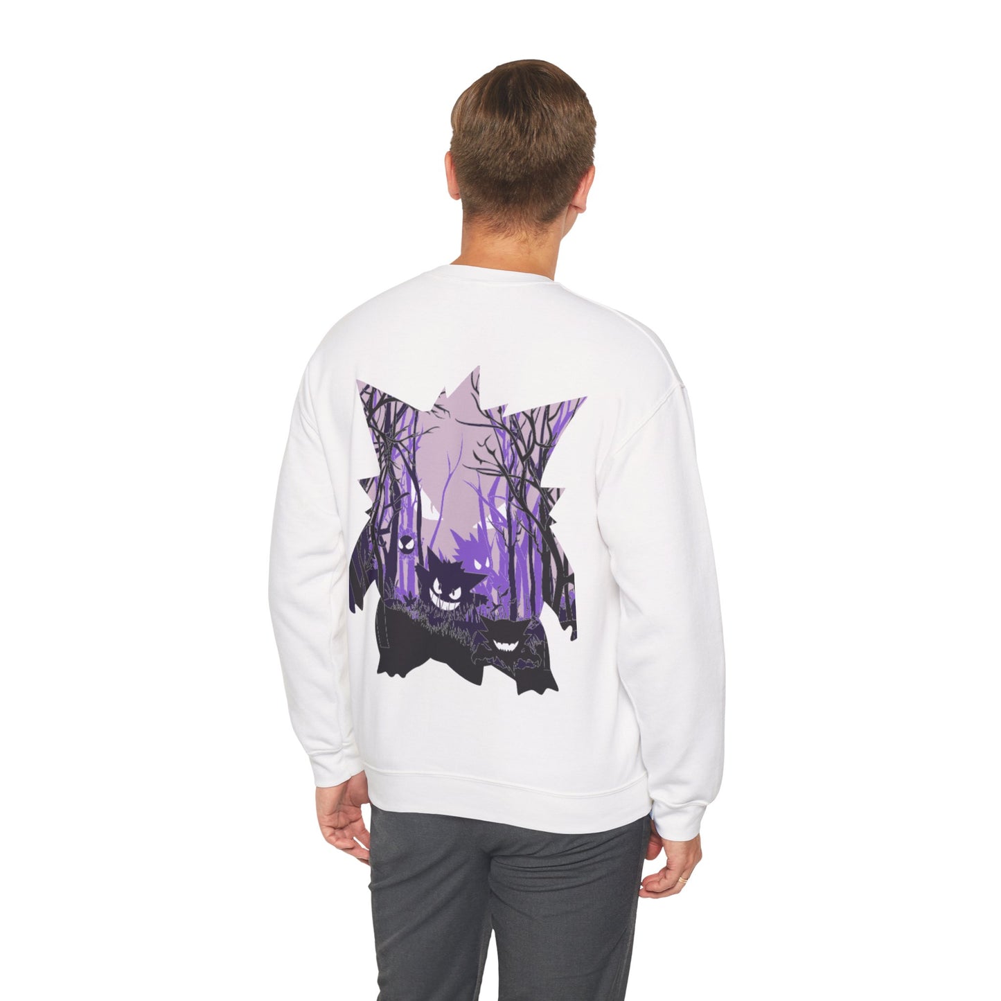 Purple ghost sweatshirt
