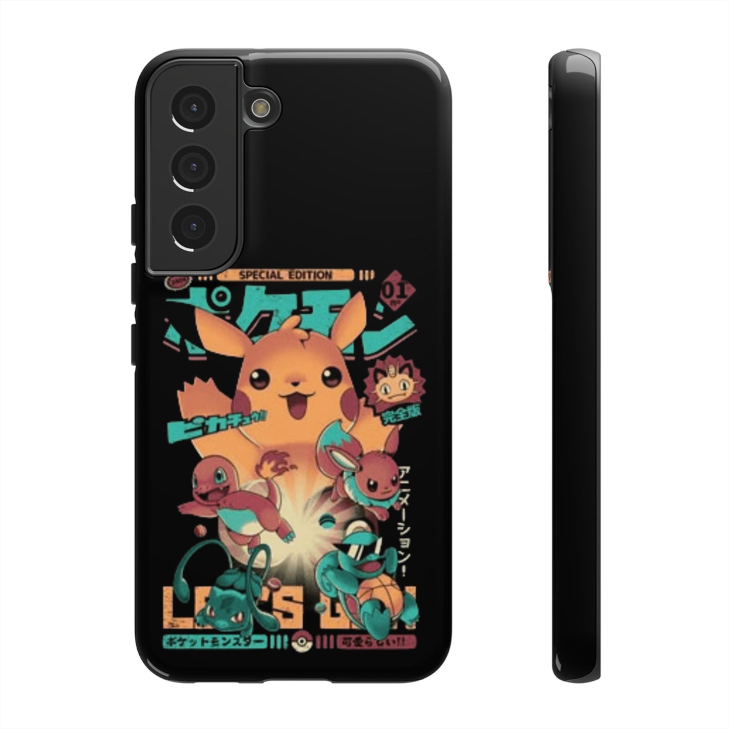 Comic poke tough phone case