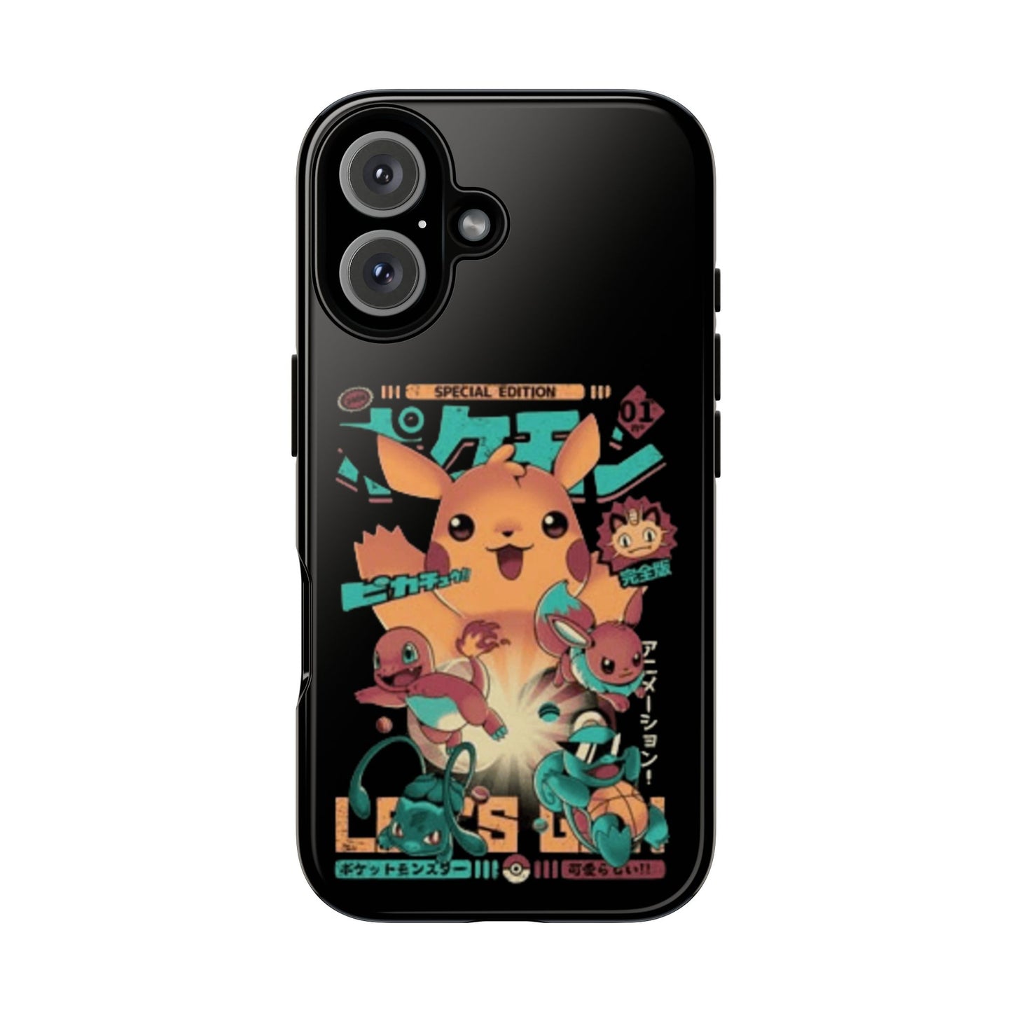 Comic poke tough phone case