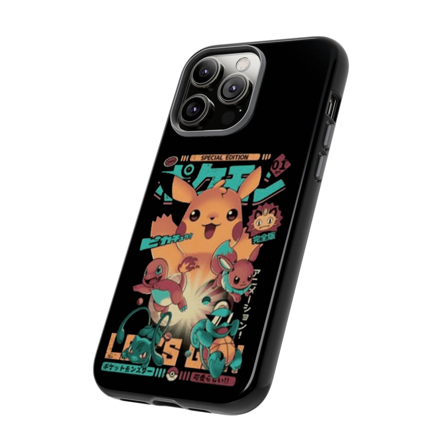 Comic poke tough phone case