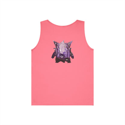 Purple ghost tank top