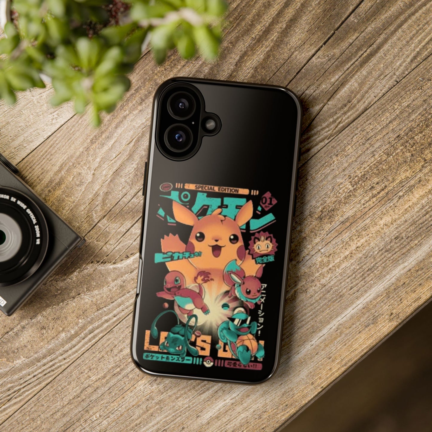 Comic poke tough phone case