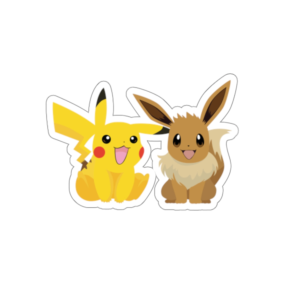 Cute Poke Die-Cut Stickers