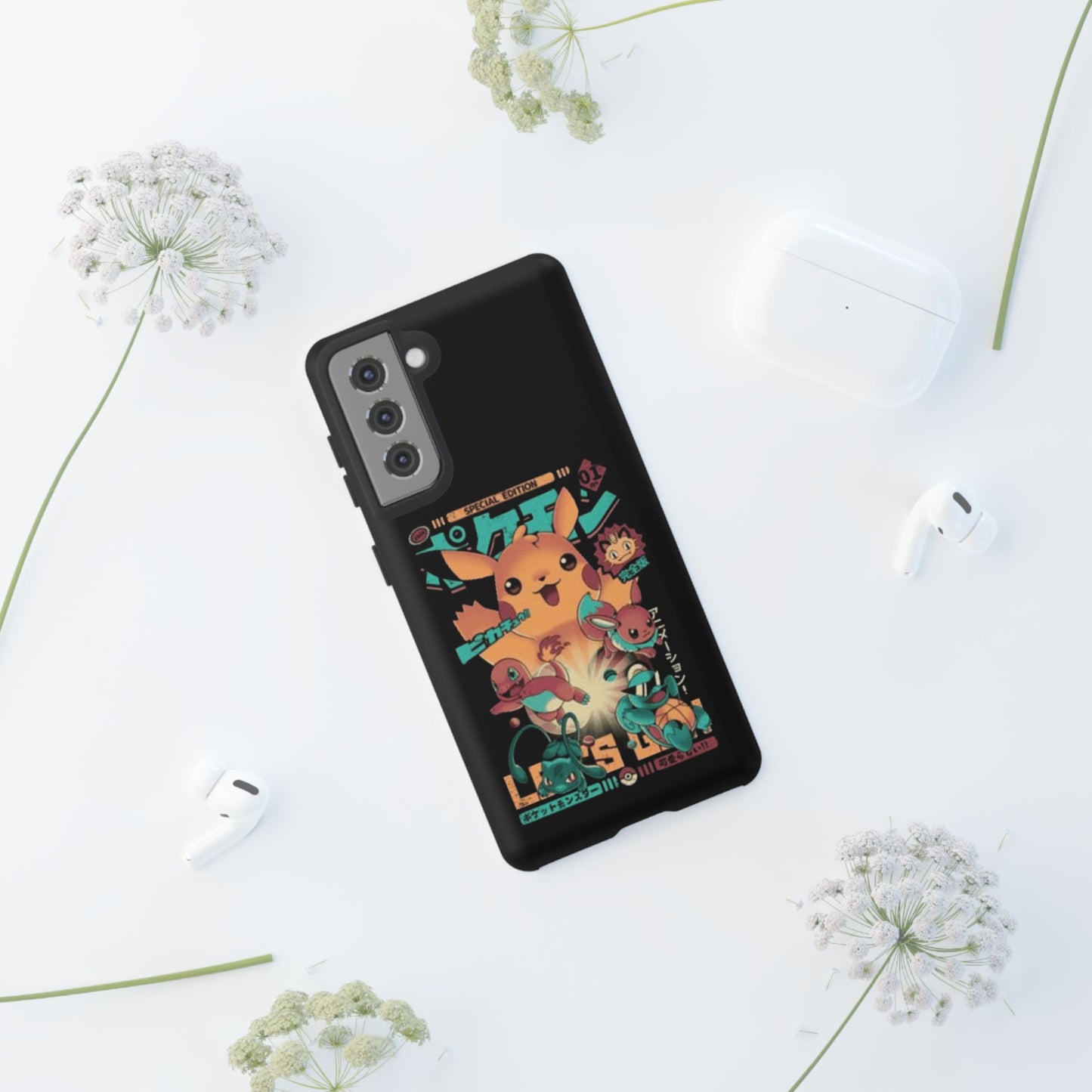 Comic poke tough phone case