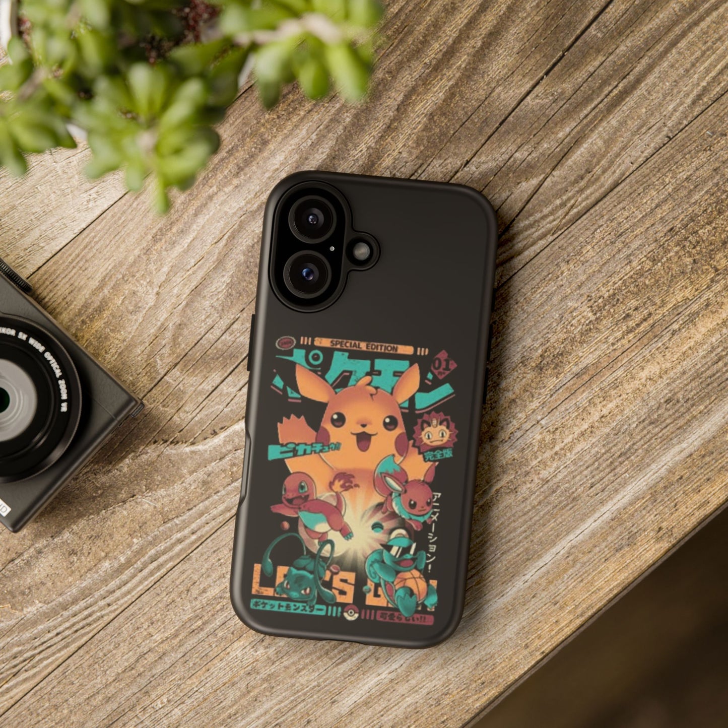 Comic poke tough phone case