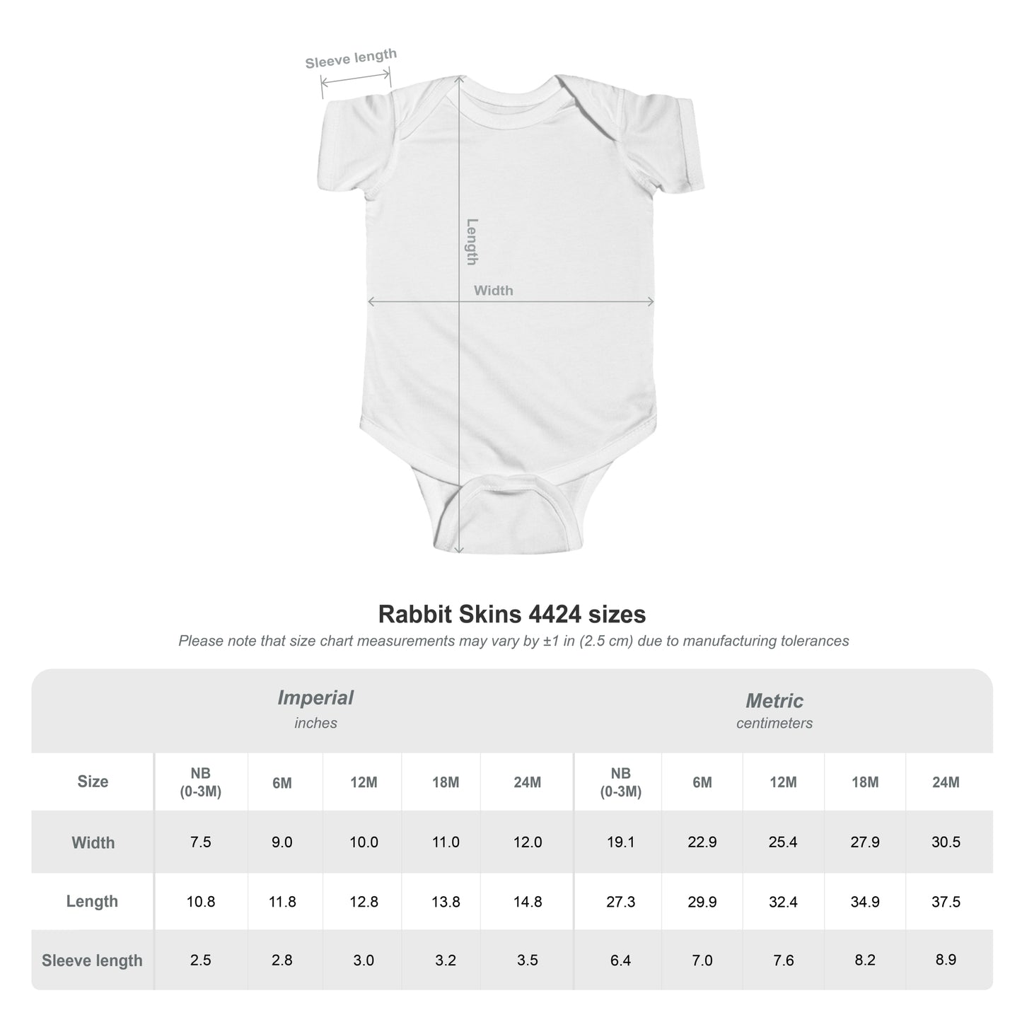 Logo infant bodysuit
