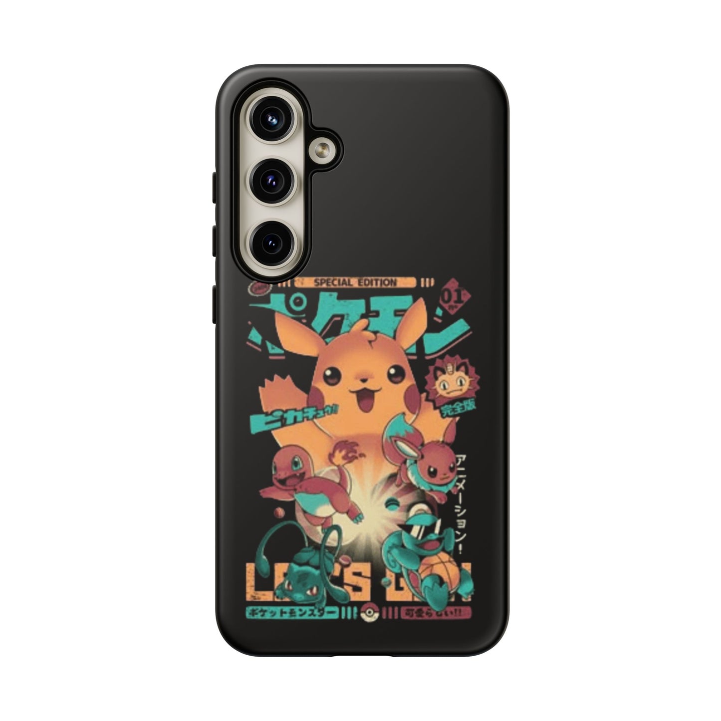 Comic poke tough phone case