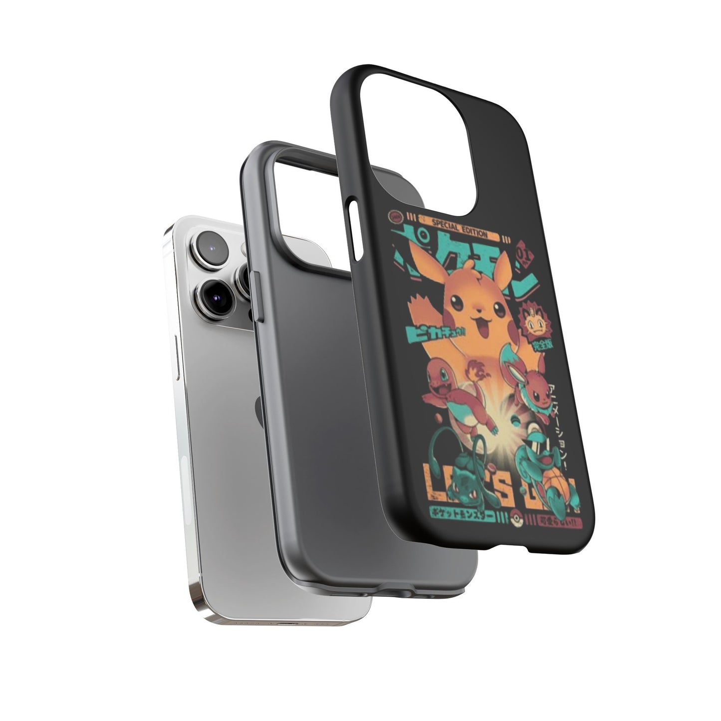 Comic poke tough phone case