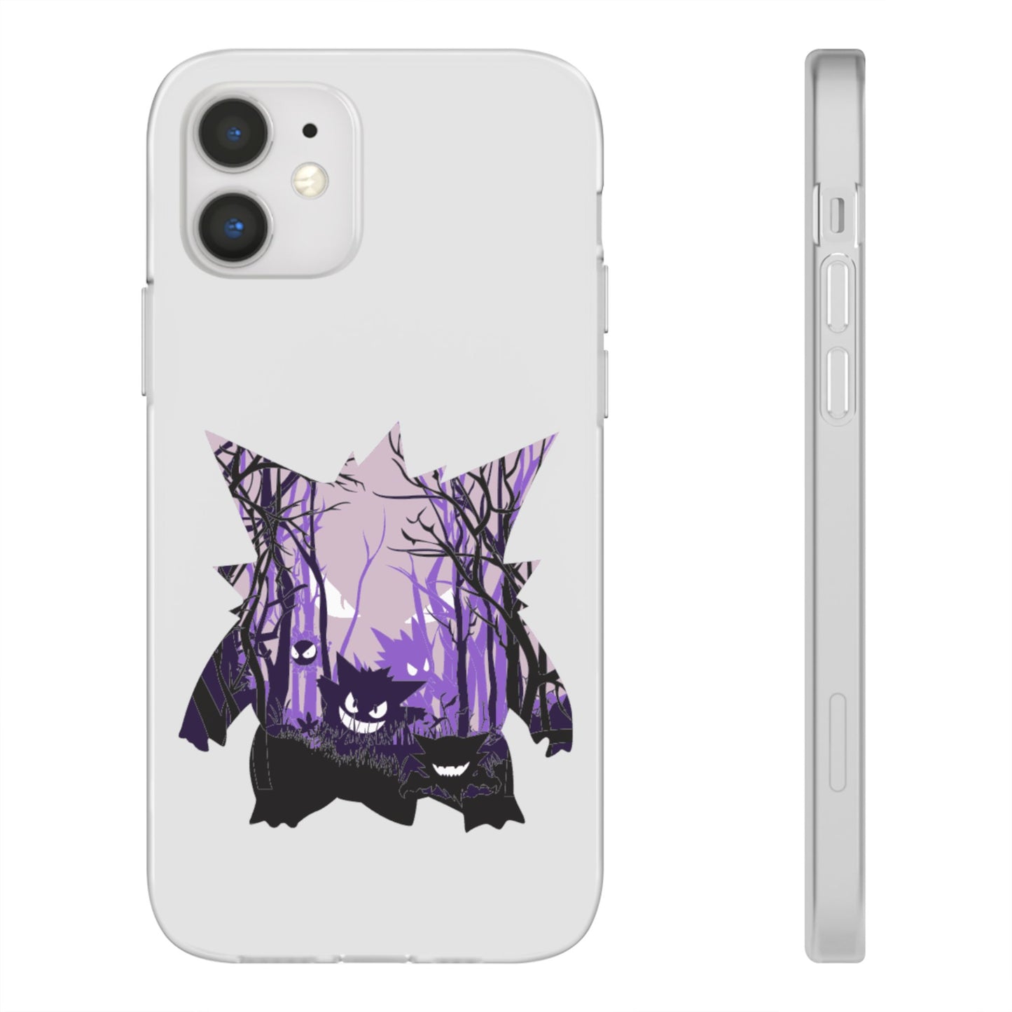 Purple ghost flexi phone case