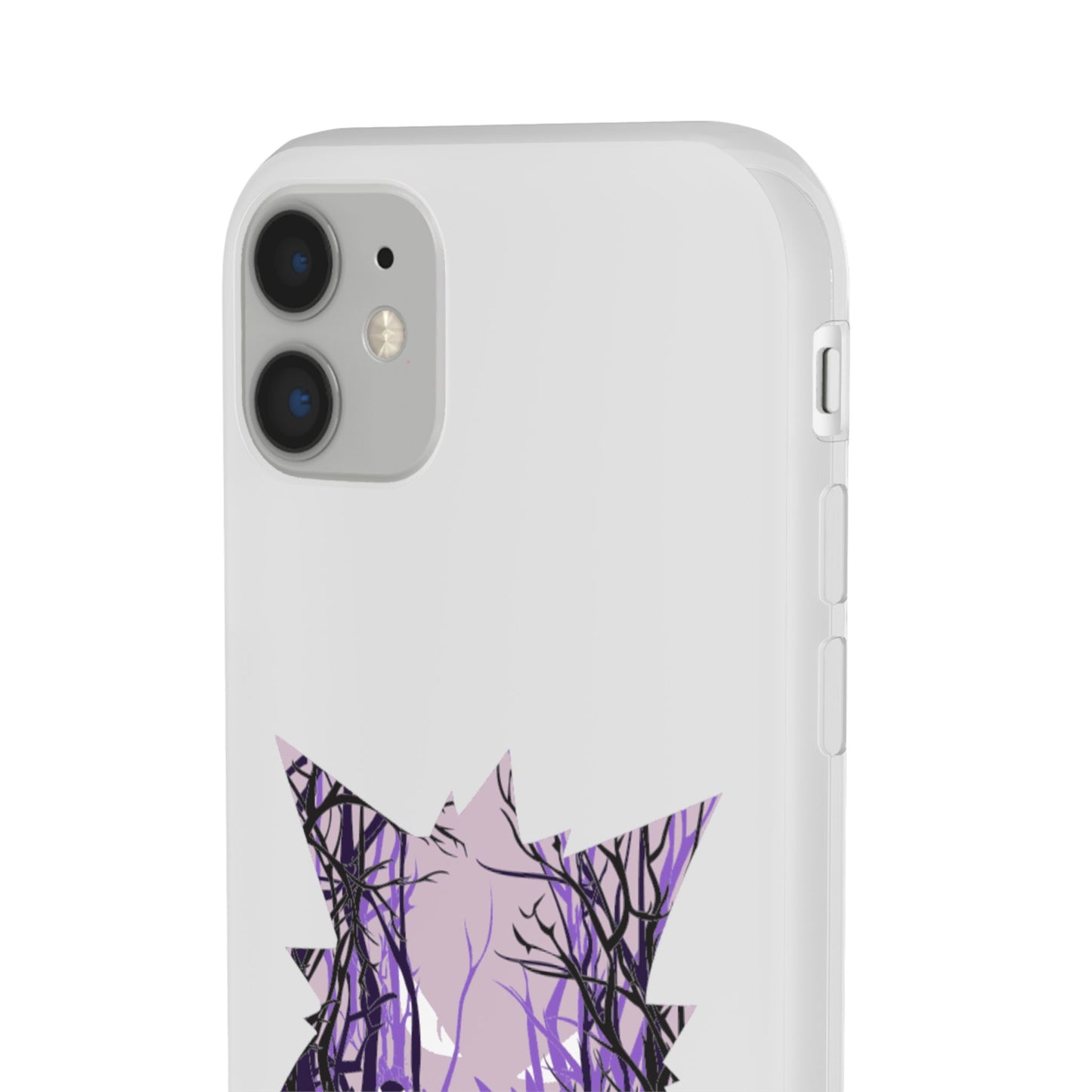 Purple ghost flexi phone case