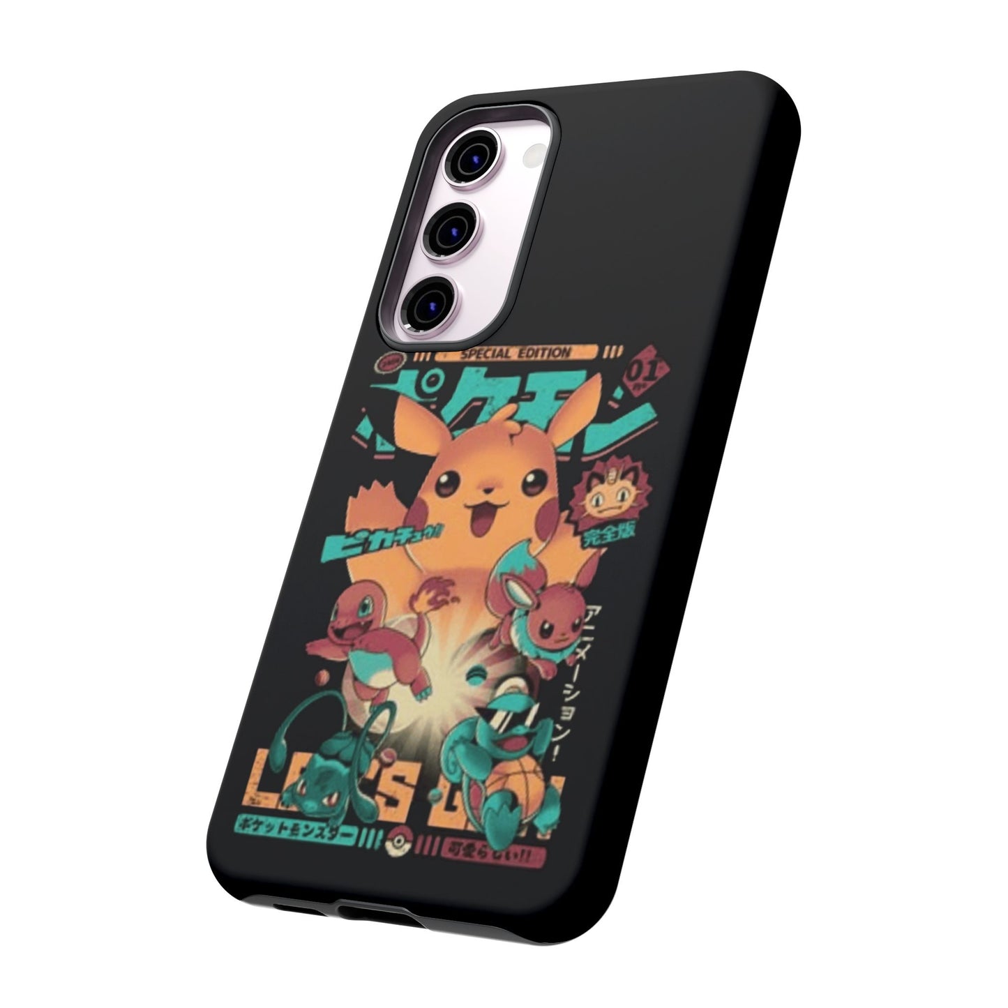 Comic poke tough phone case