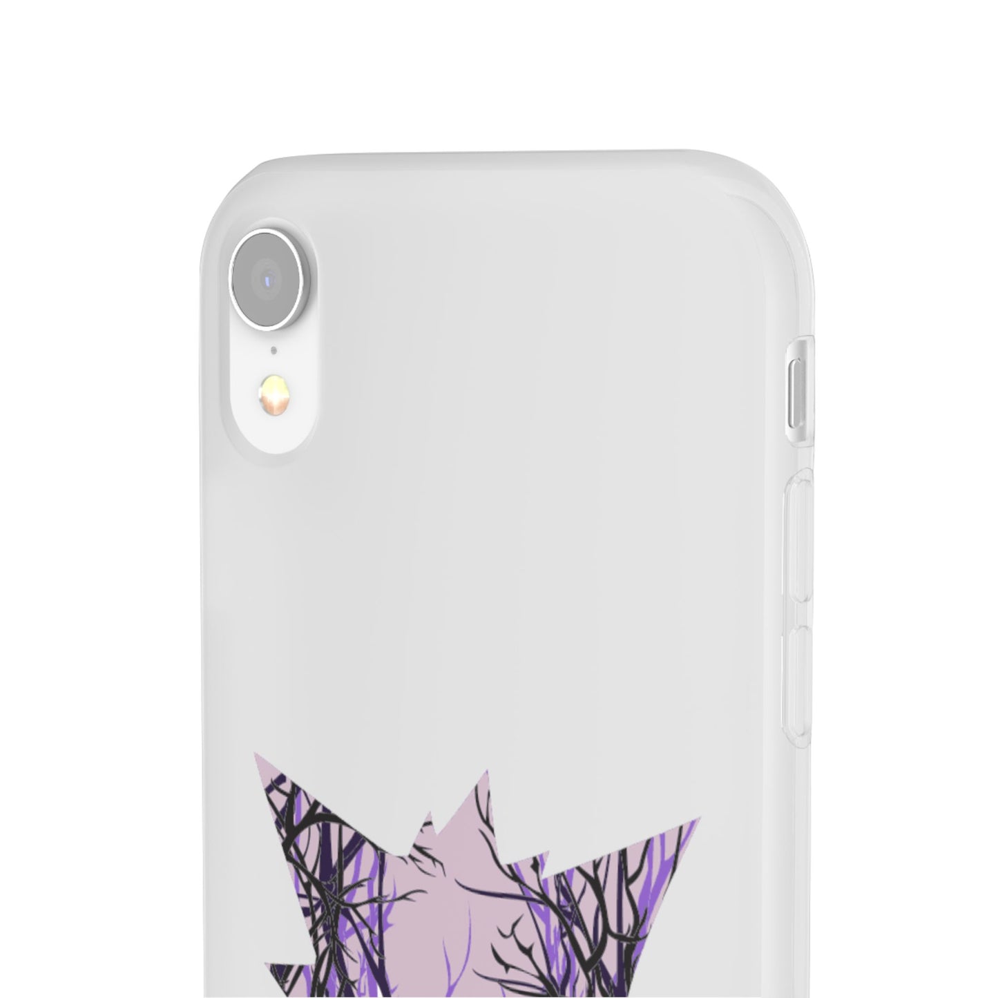Purple ghost flexi phone case