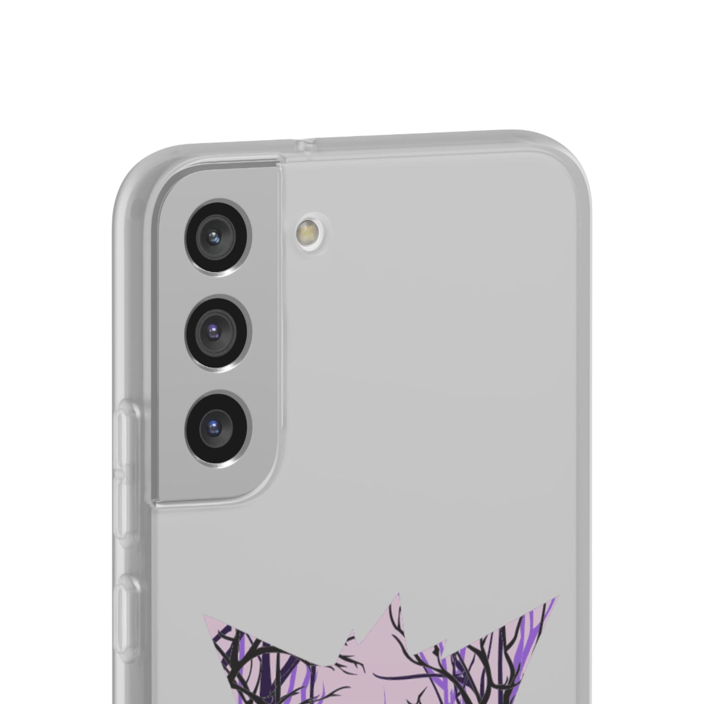 Purple ghost flexi phone case
